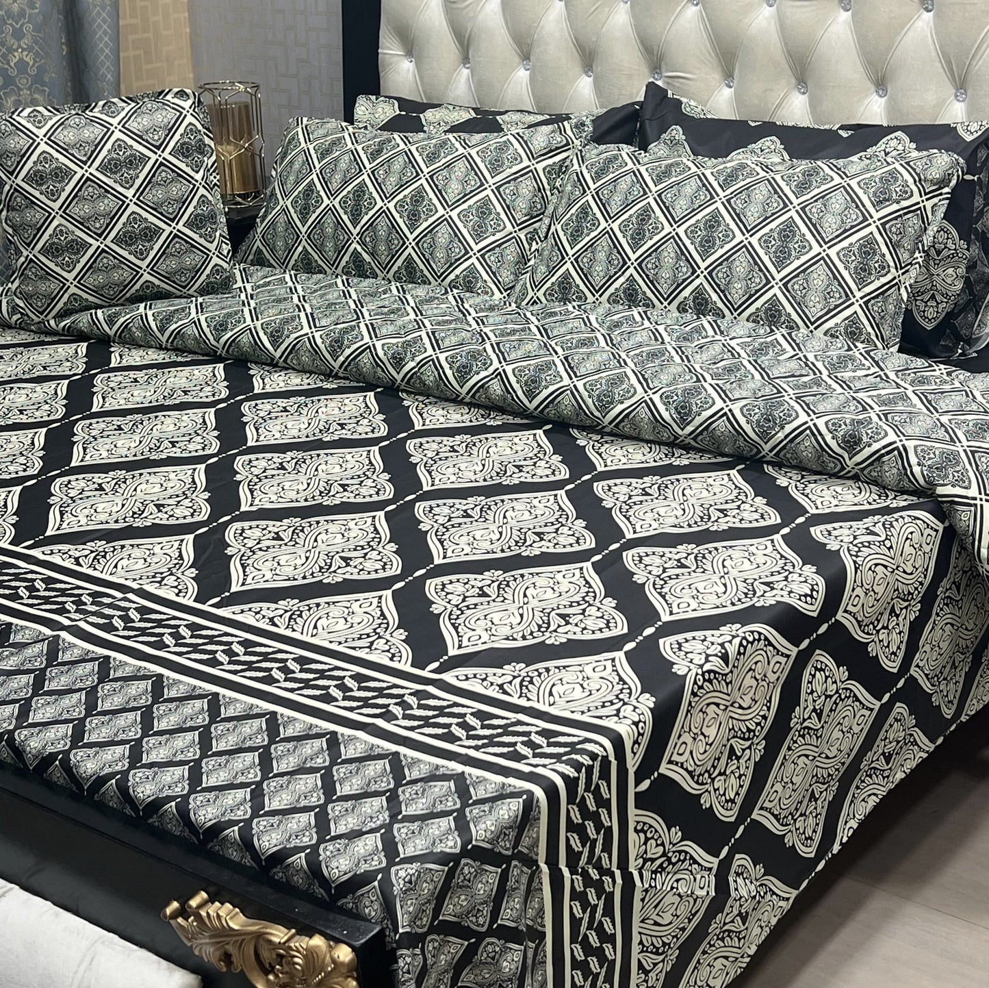 Cotton Comforter Set 7Pcs Design 7113