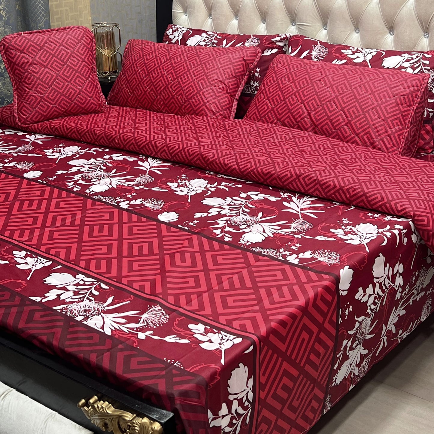 Cotton Comforter Set 7Pcs Design 7120