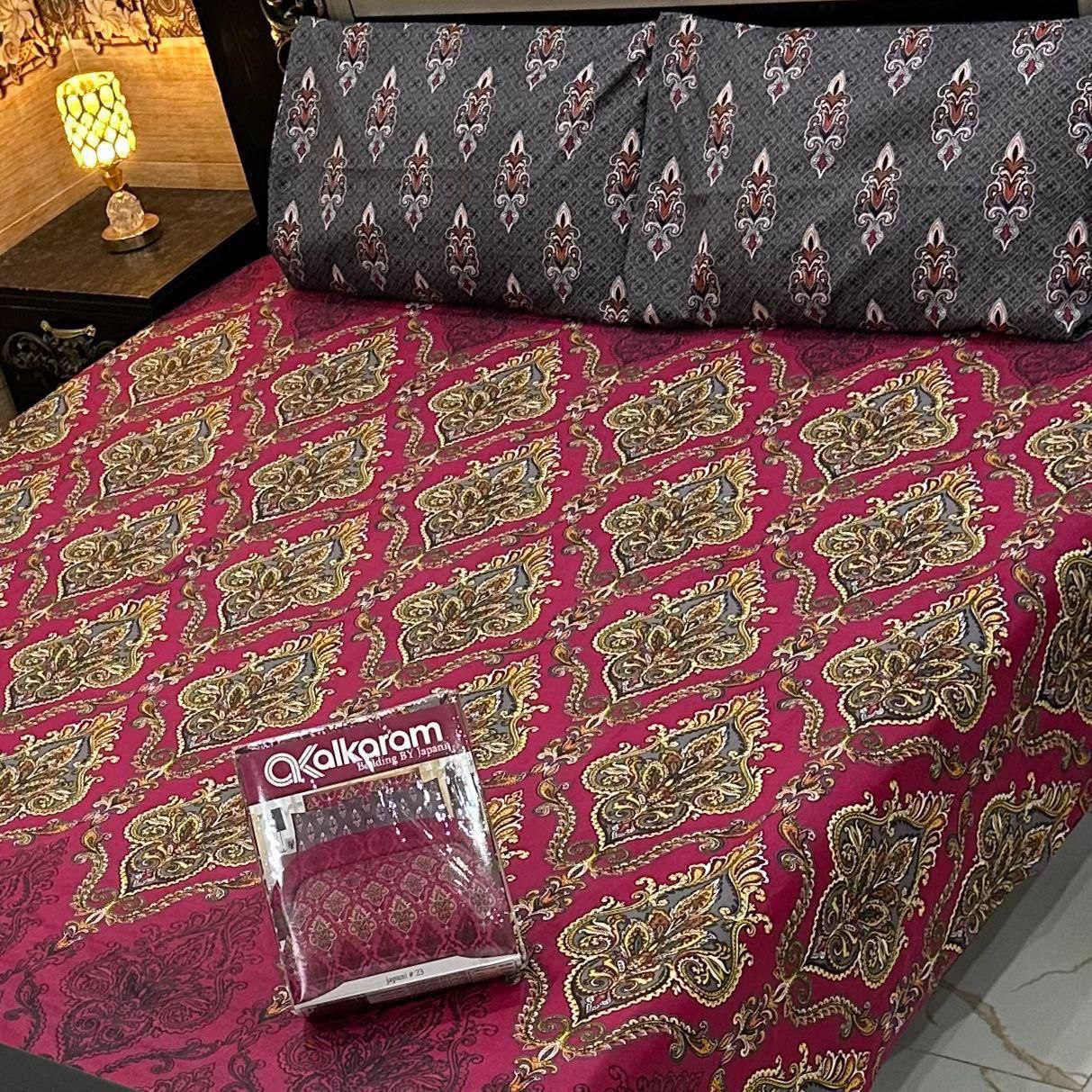 3 pcs GIFT pack KING size BED sheet