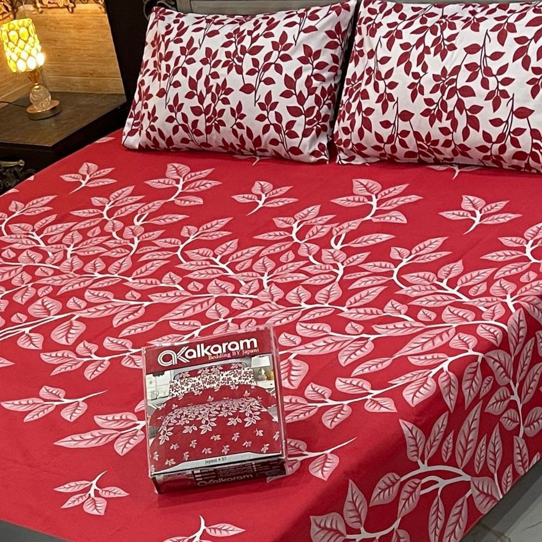 3 pcs GIFT pack KING size BED sheet