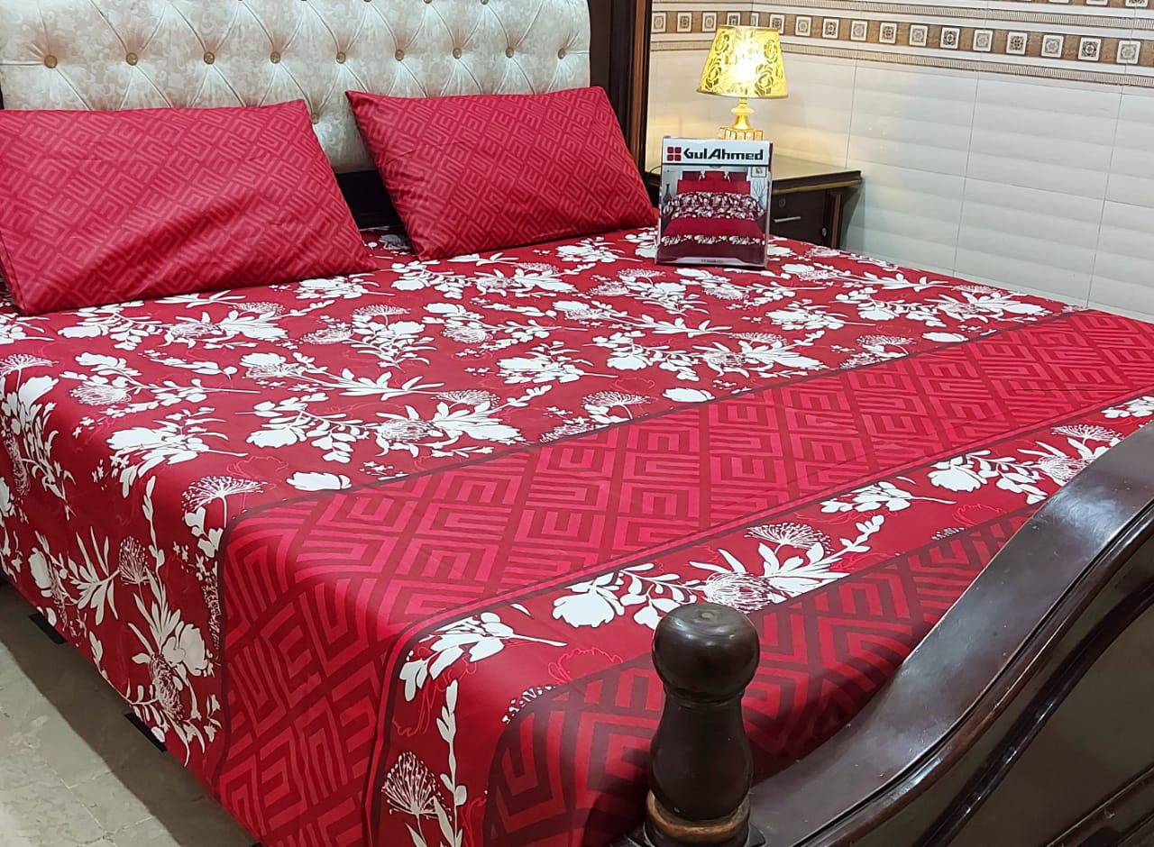 3 pcs GIFT pack KING size BED sheet