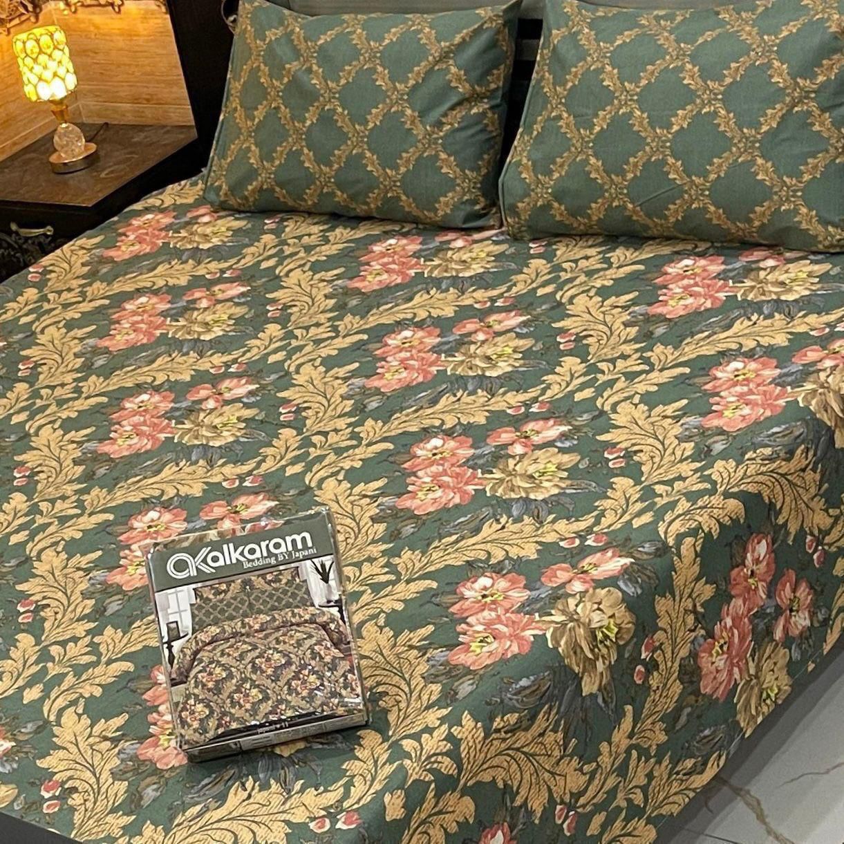 3 pcs GIFT pack KING size BED sheet
