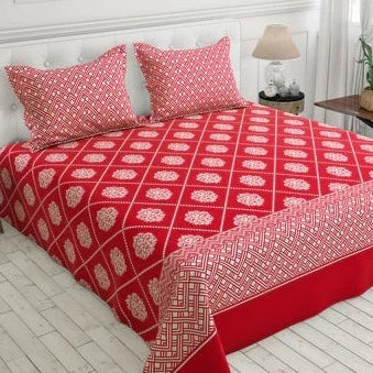 3 pcs GIFT pack KING size BED sheet