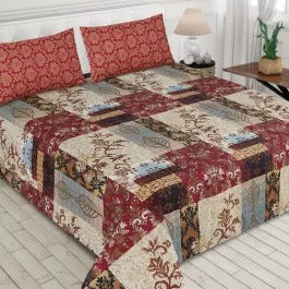 3 pcs GIFT pack KING size BED sheet
