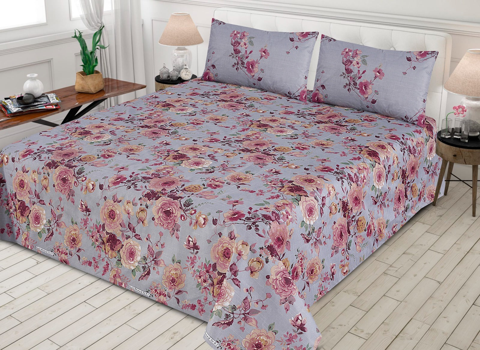 3 pcs GIFT pack KING size BED sheet