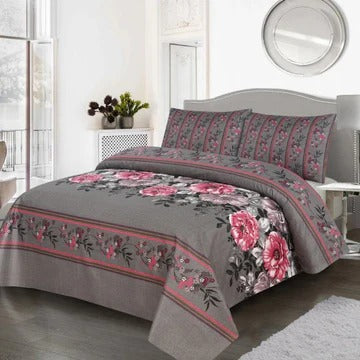 3 pcs GIFT pack KING size BED sheet