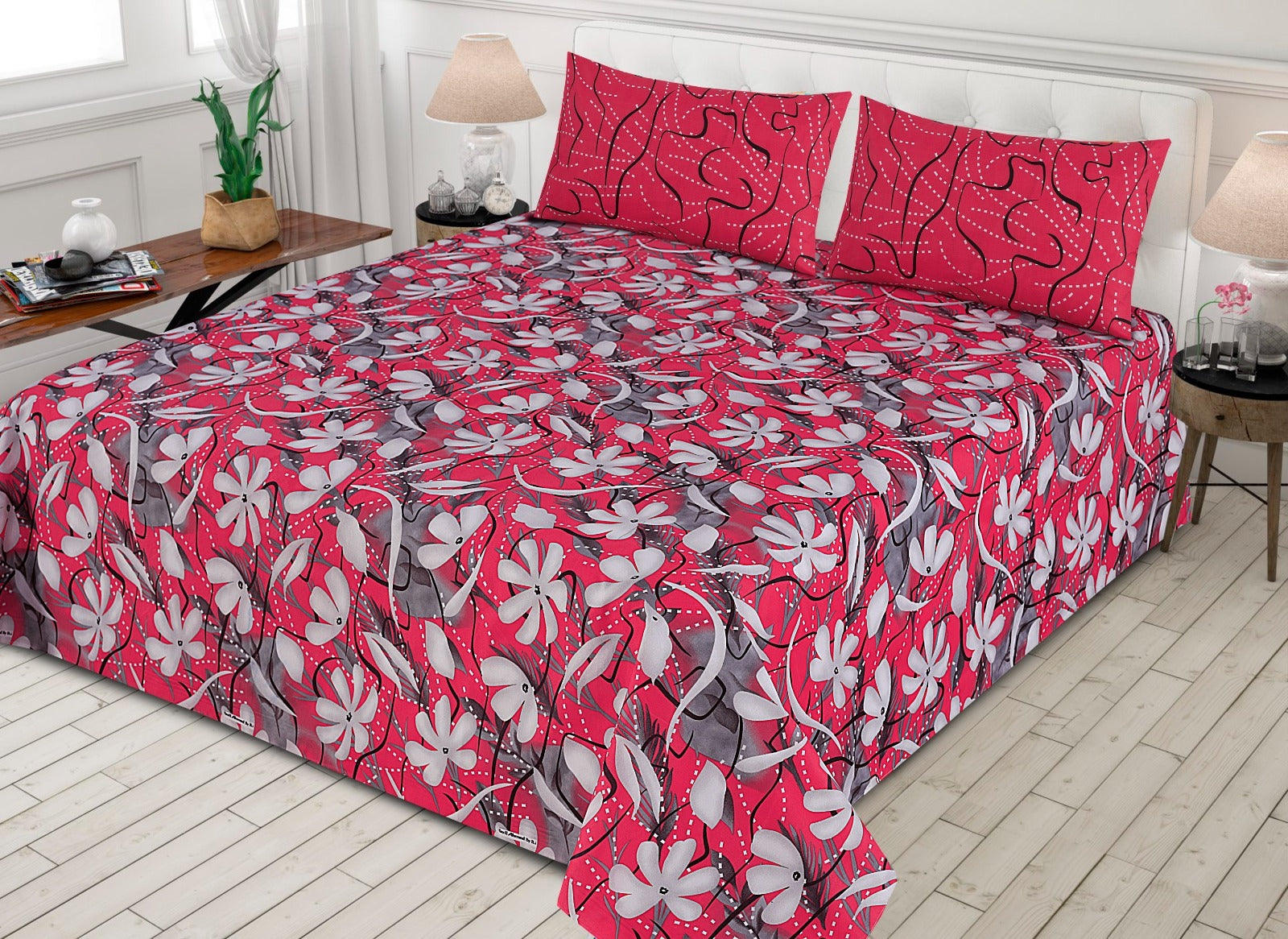 3 pcs GIFT pack KING size BED sheet