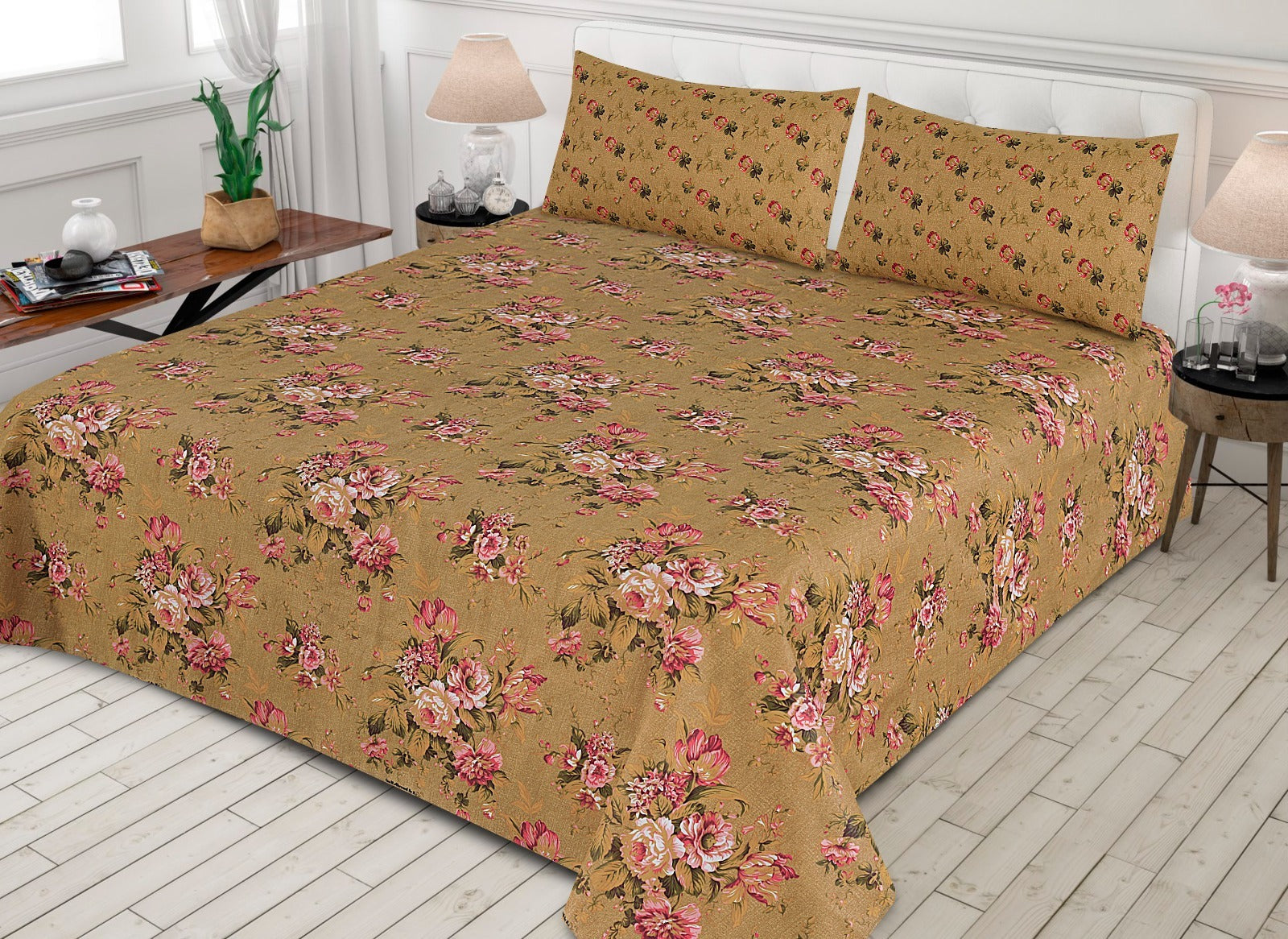 3 pcs GIFT pack KING size BED sheet