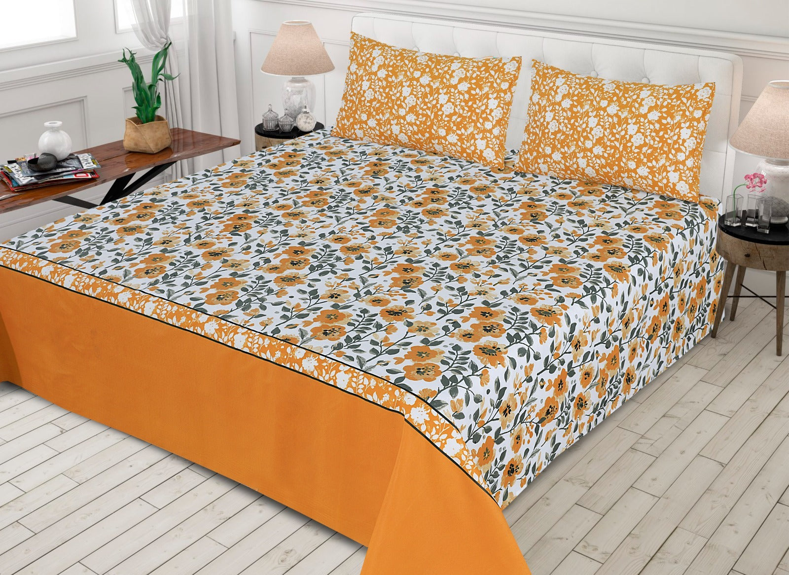 3 pcs GIFT pack KING size BED sheet