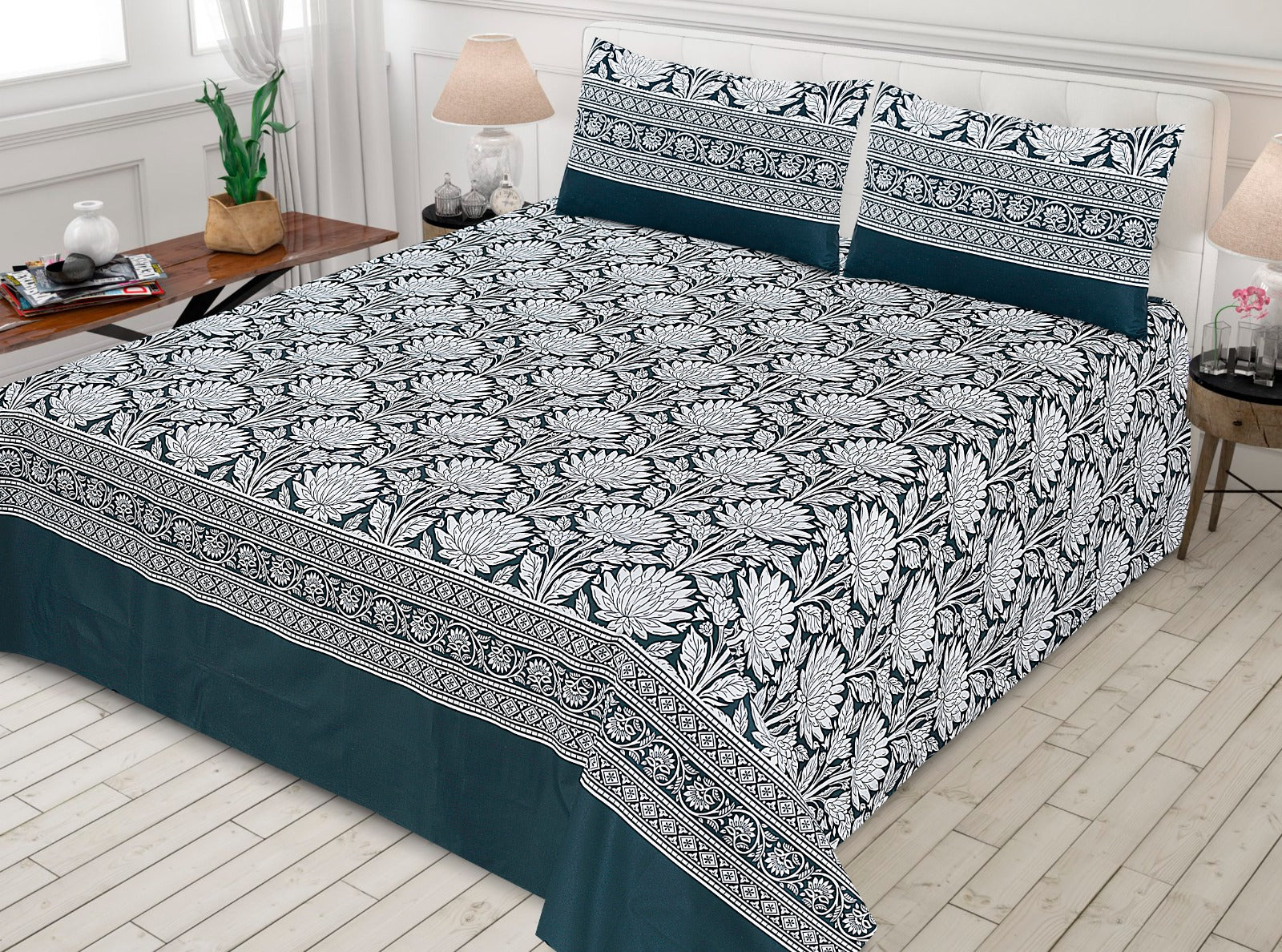 3 pcs GIFT pack KING size BED sheet