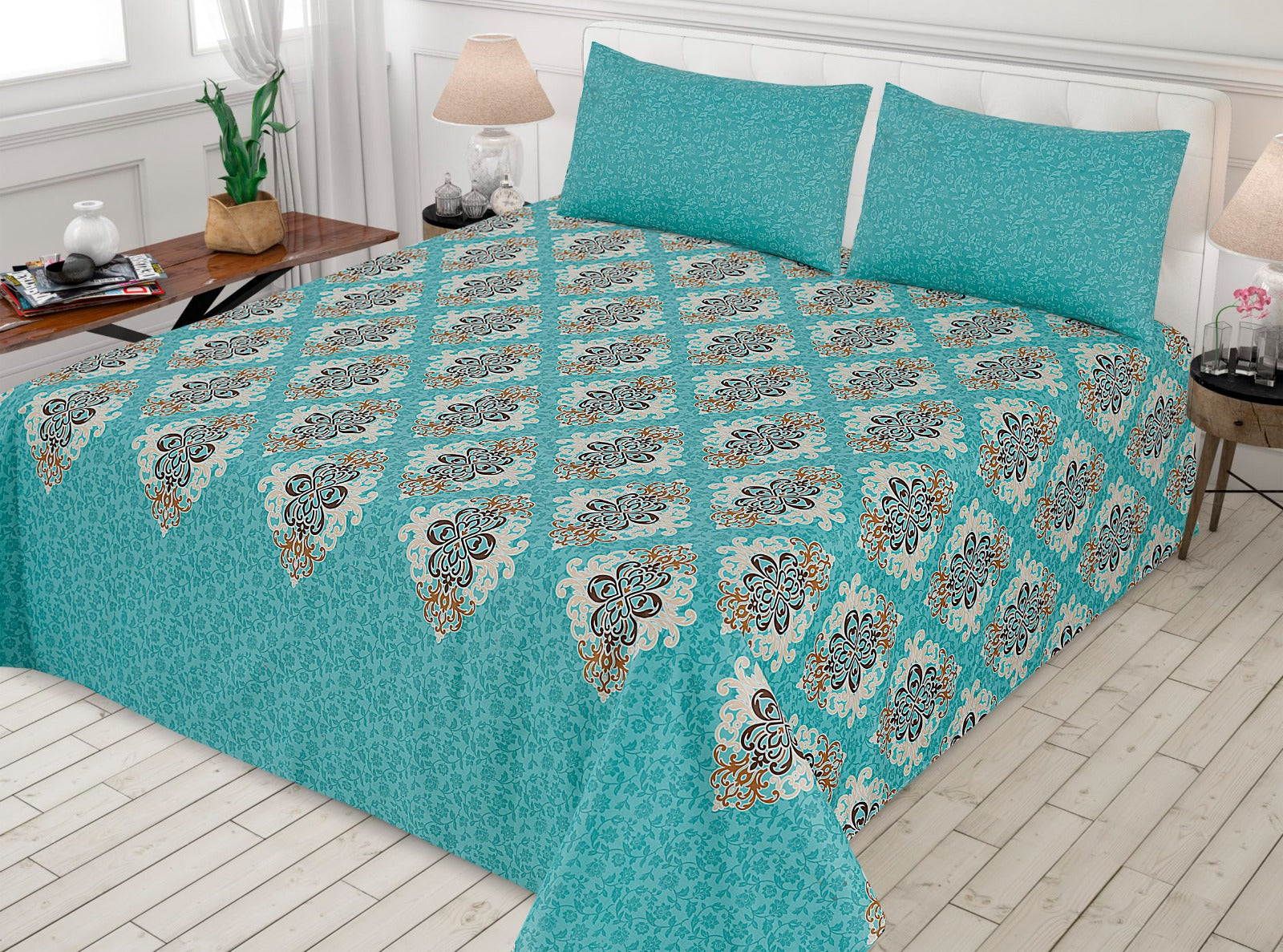 3 pcs GIFT pack KING size BED sheet
