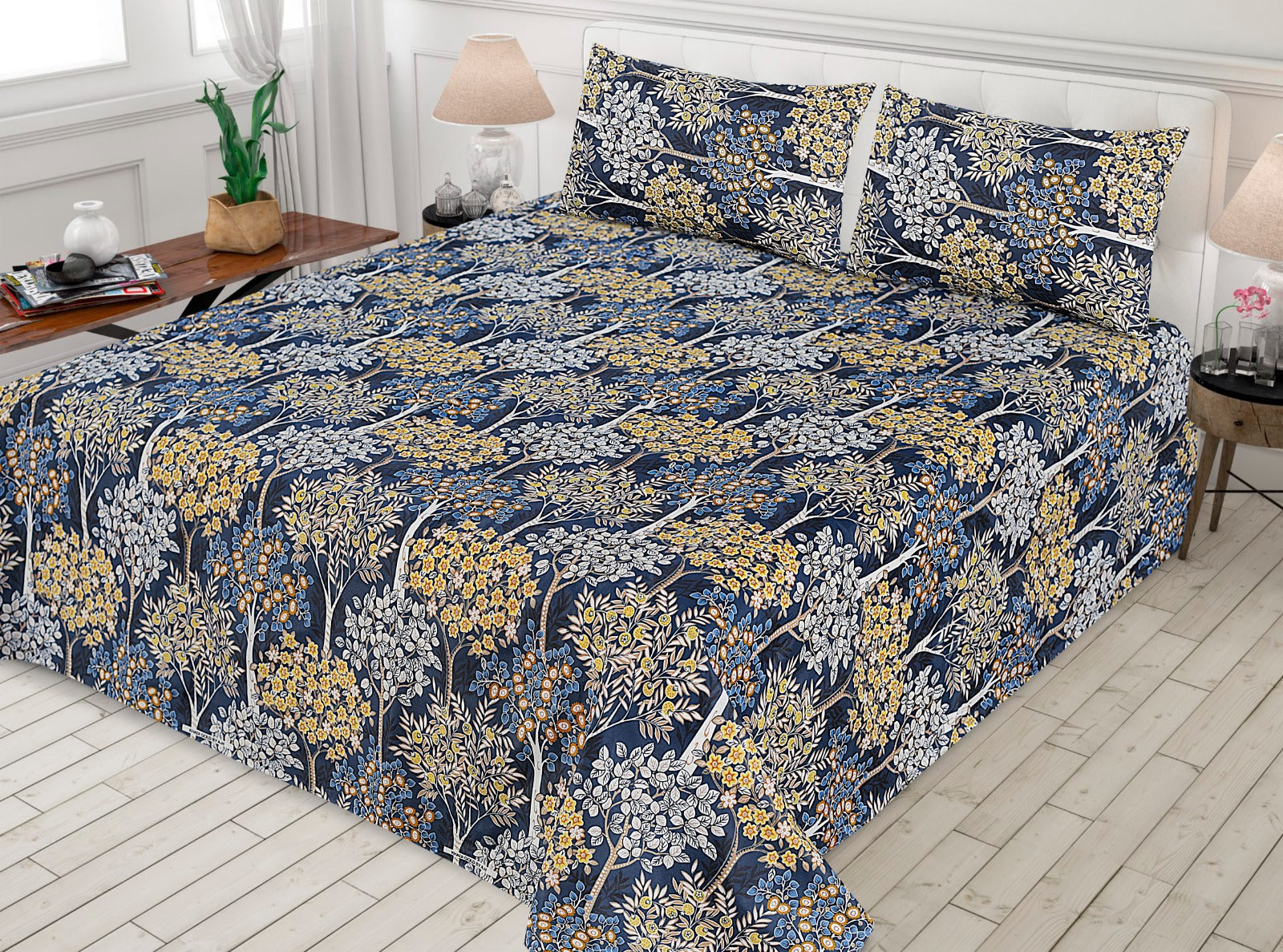 3 pcs GIFT pack KING size BED sheet