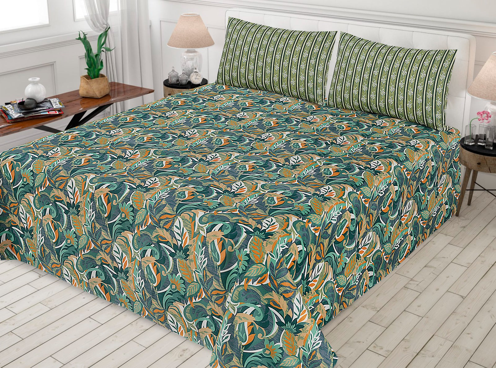 3 pcs GIFT pack KING size BED sheet