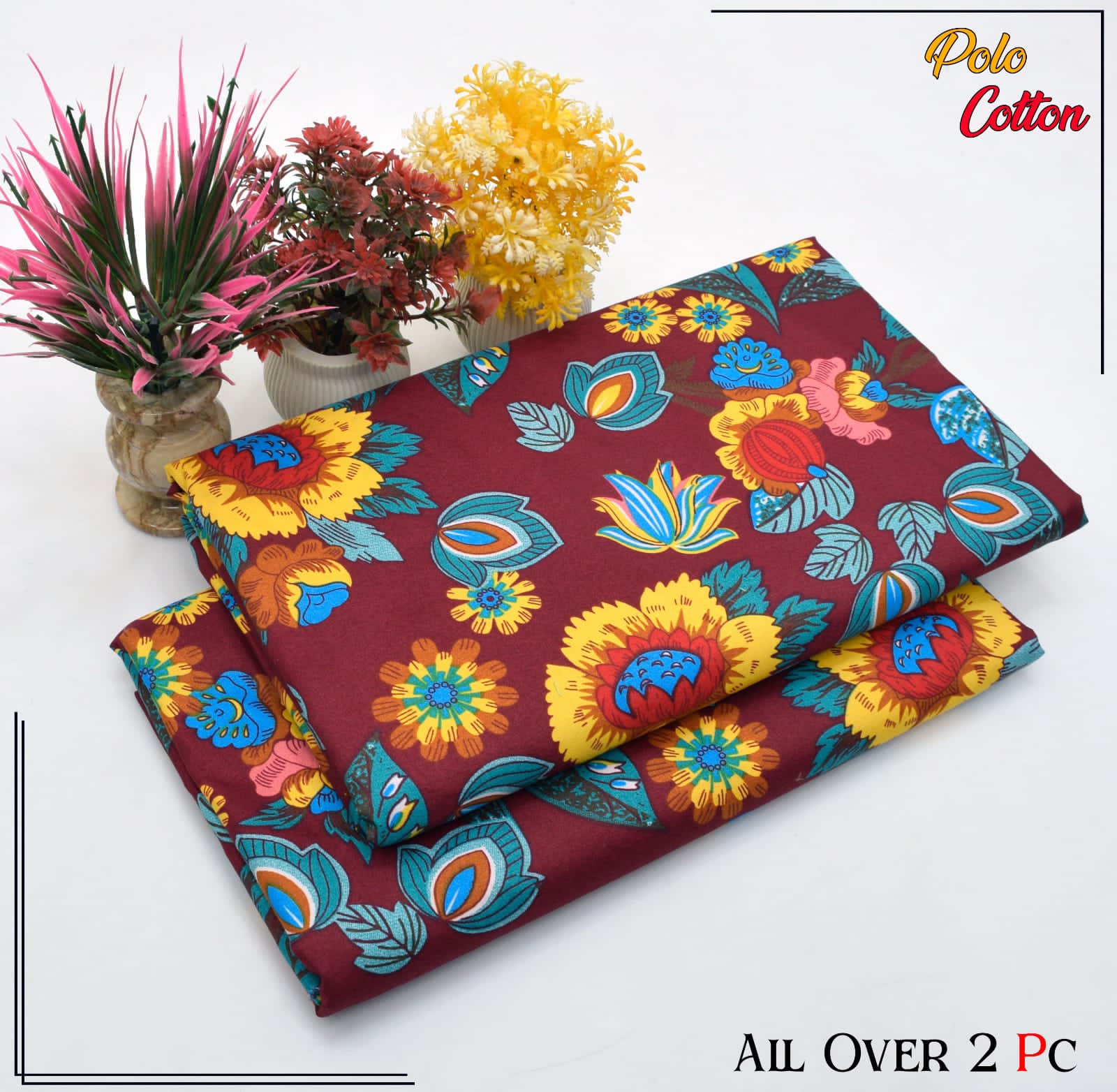 Premium Quality 2 Pc Digital Print ZC 028