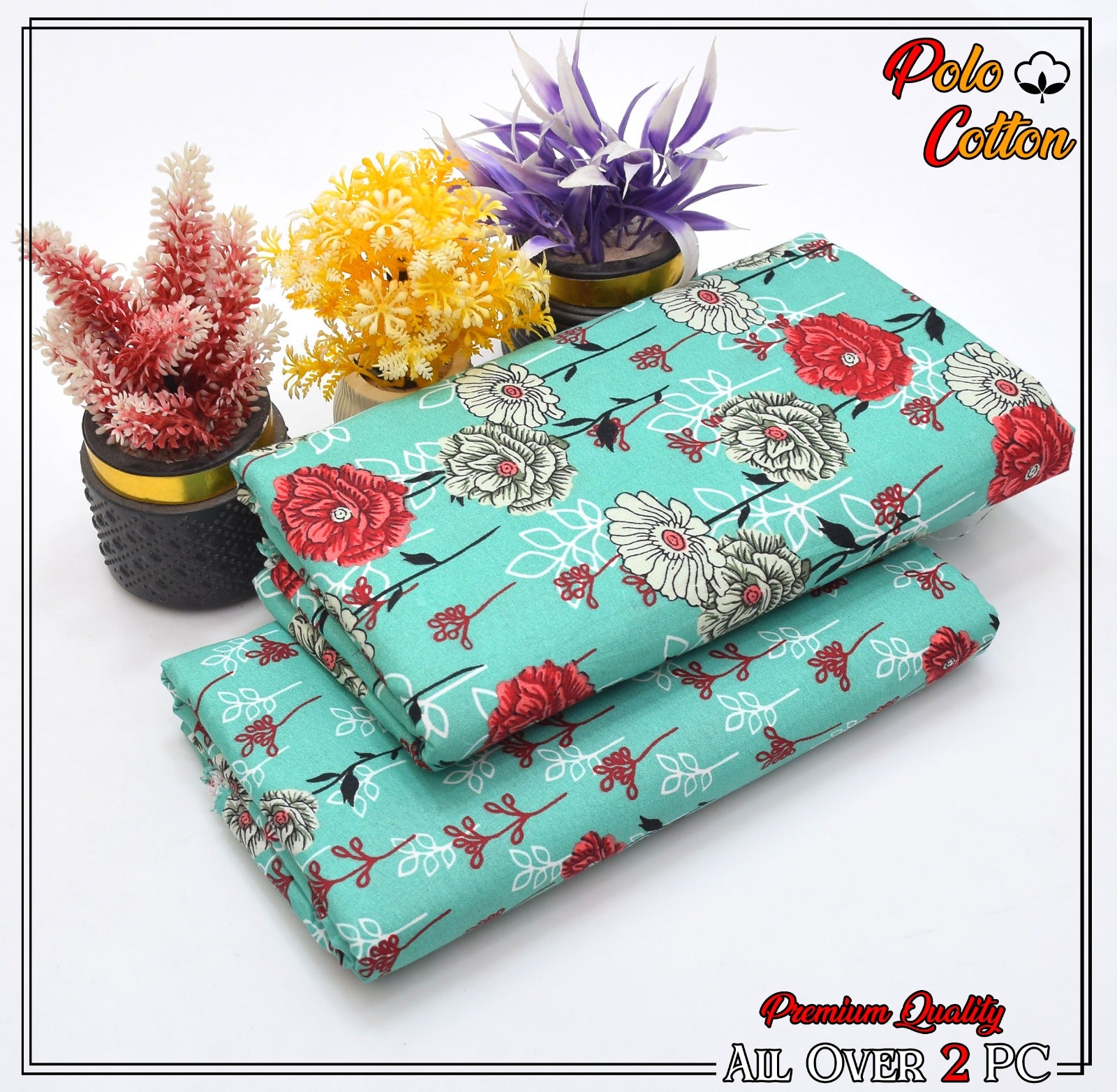 Premium Quality 2 Pc Digital Print ZC 038