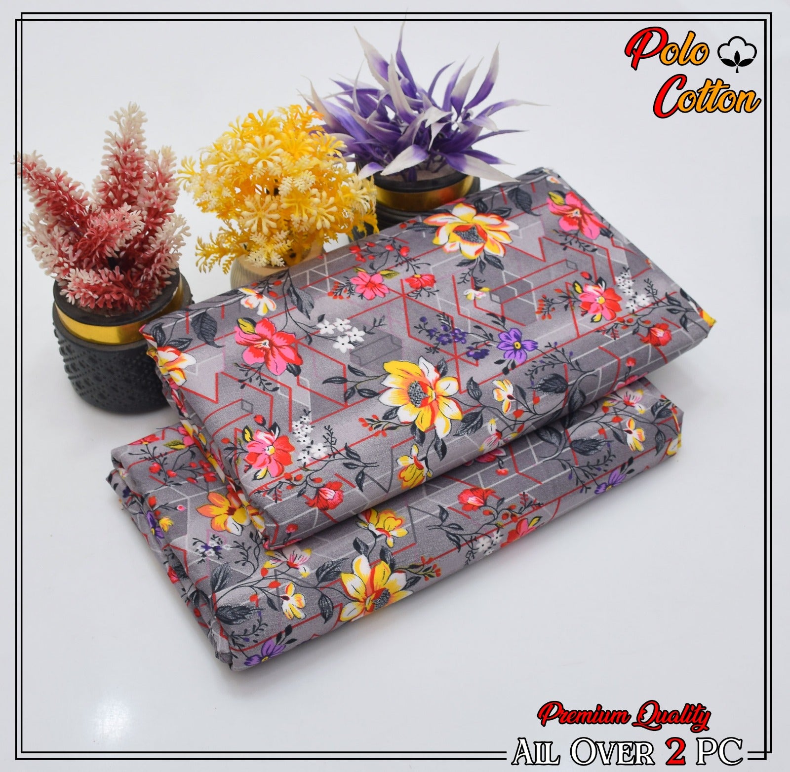 Premium Quality 2 Pc Digital Print ZC 043