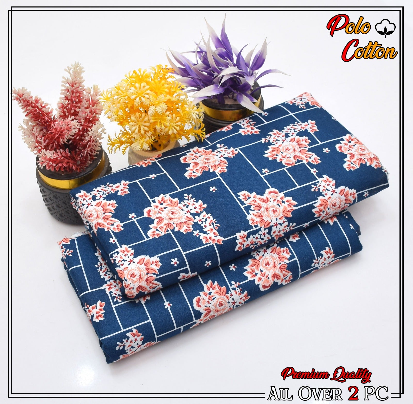 Premium Quality 2 Pc Digital Print ZC 049