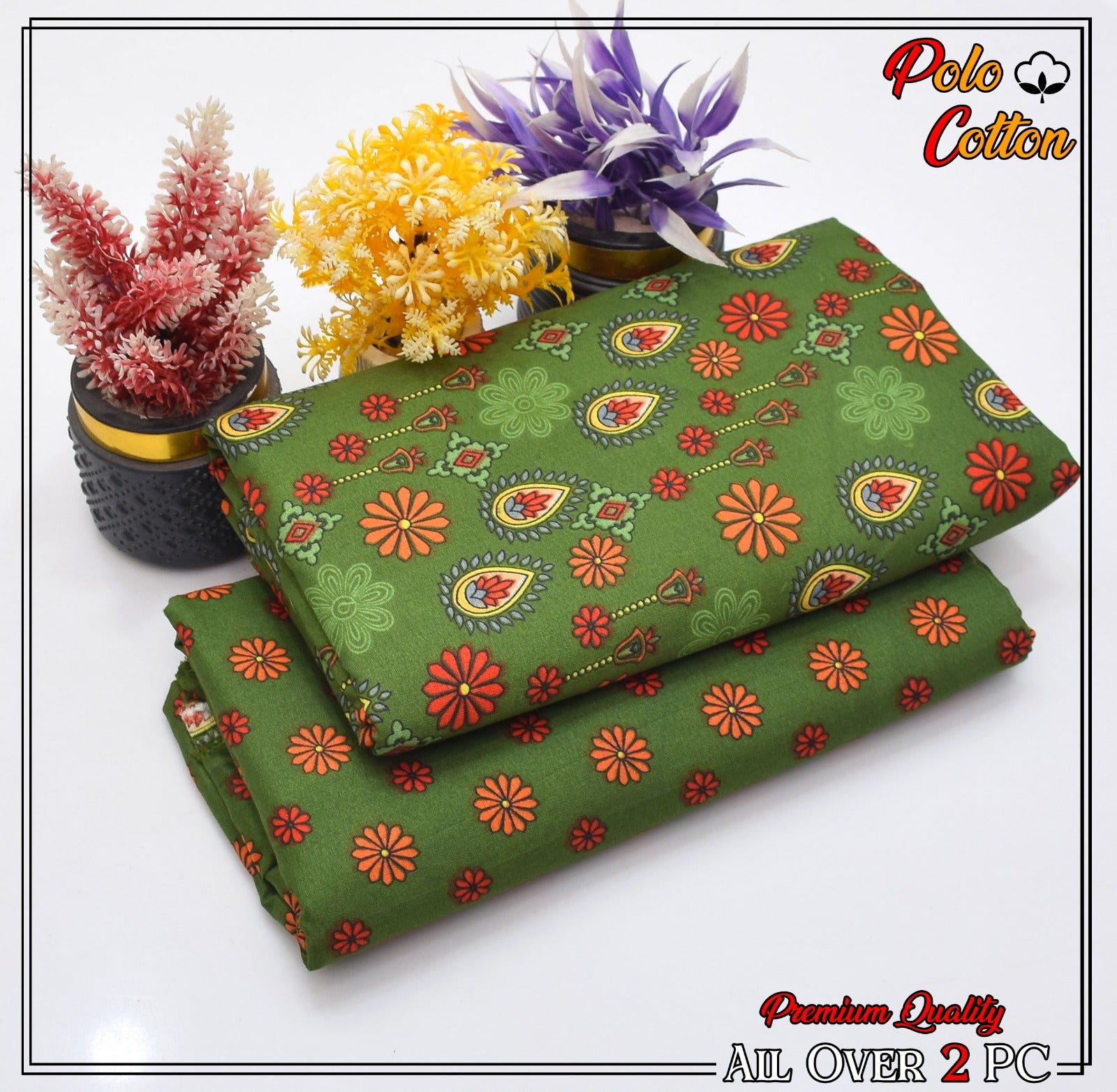 Premium Quality 2 Pc Digital Print ZC 048