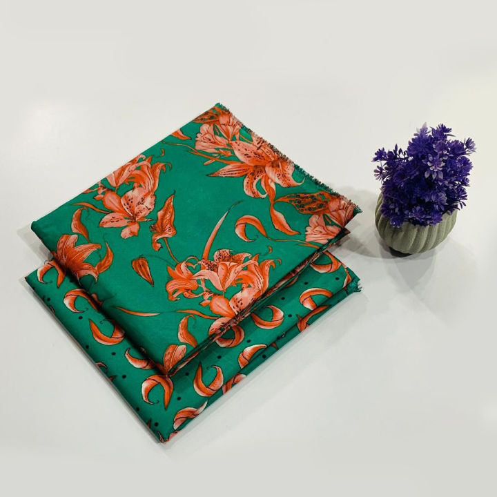 Premium Quality 2 Pc Digital Print ZC 057