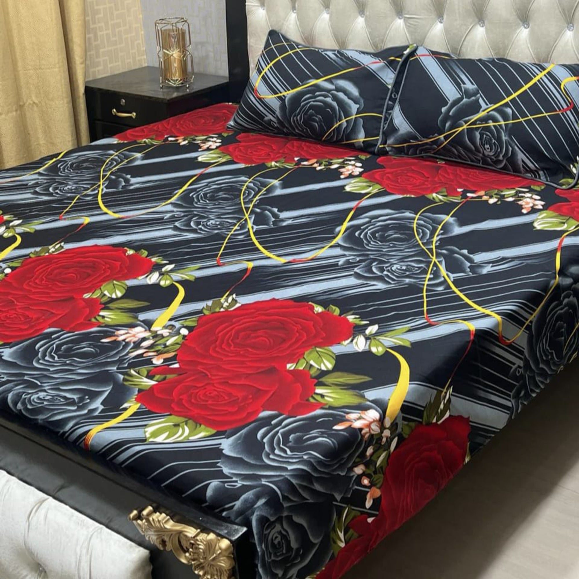 3 pcs GIFT pack KING size BED sheet