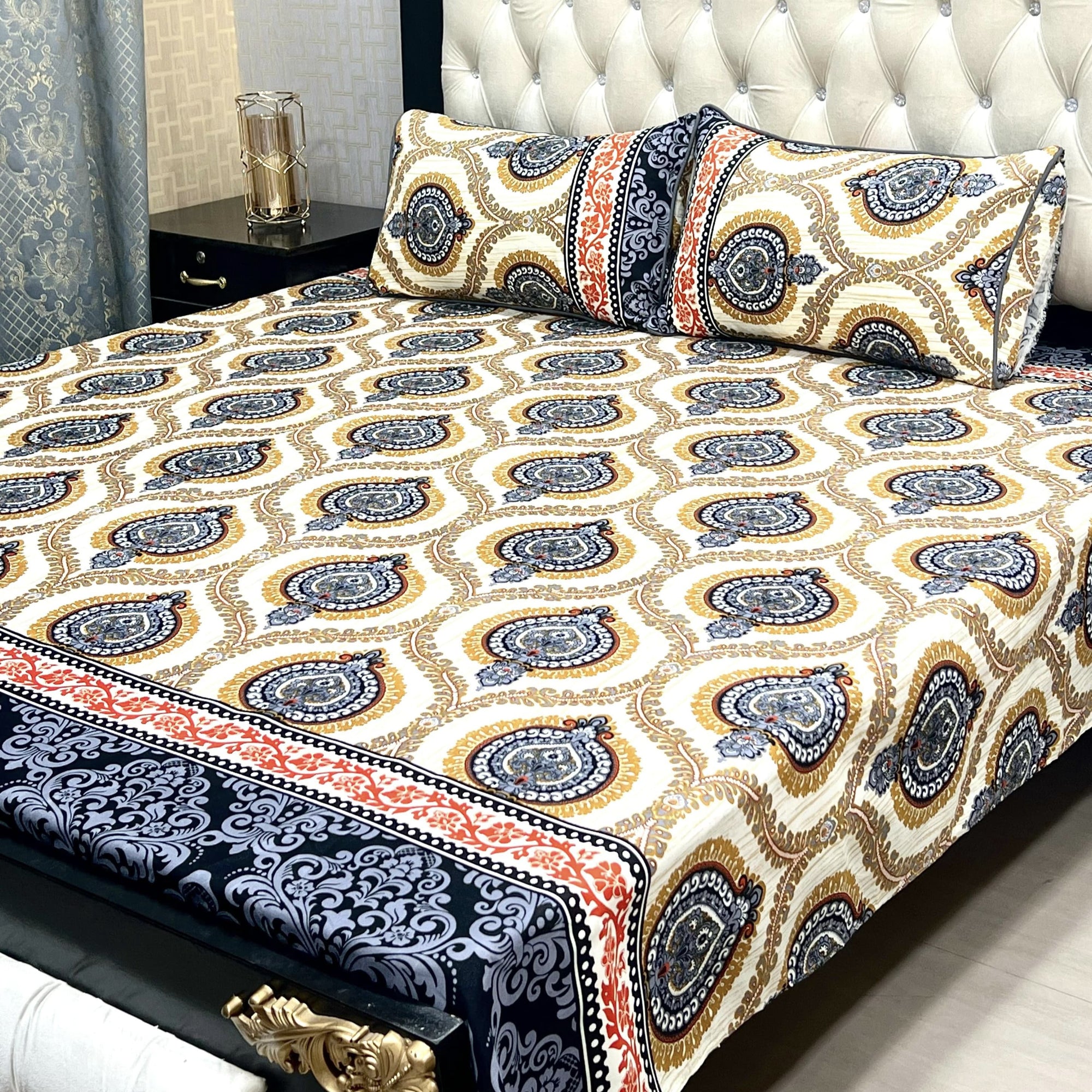 3 pcs GIFT pack KING size BED sheet