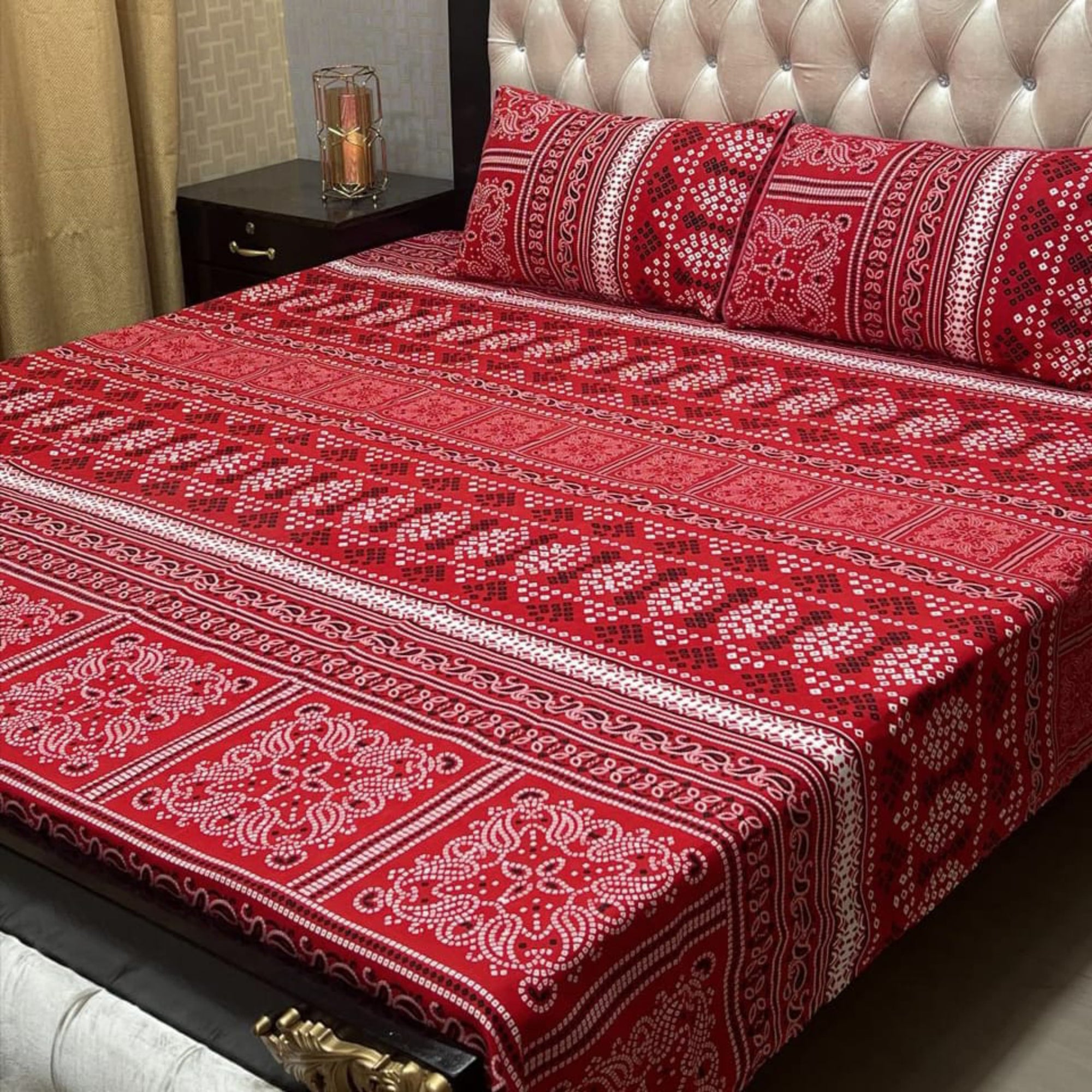3 pcs GIFT pack KING size BED sheet