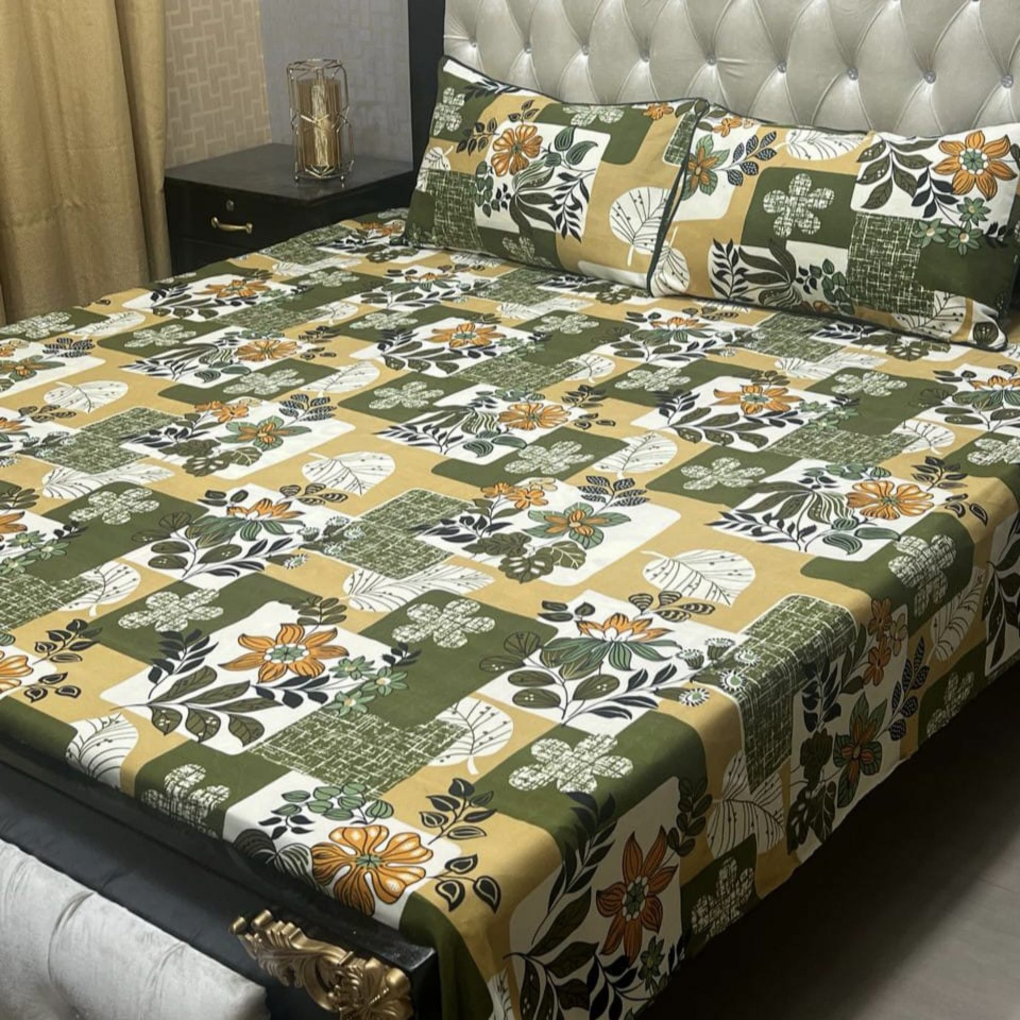 3 pcs GIFT pack KING size BED sheet