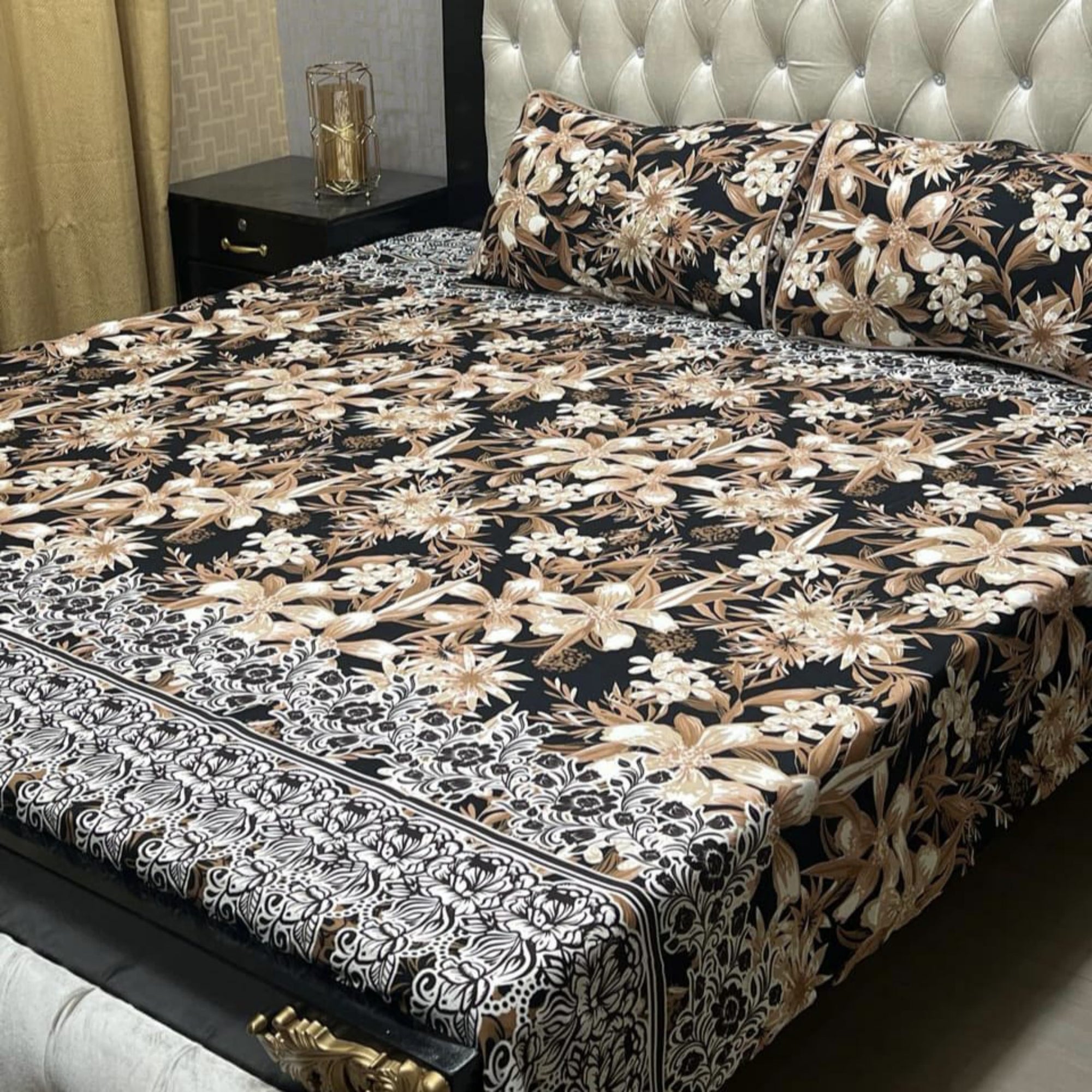 3 pcs GIFT pack KING size BED sheet
