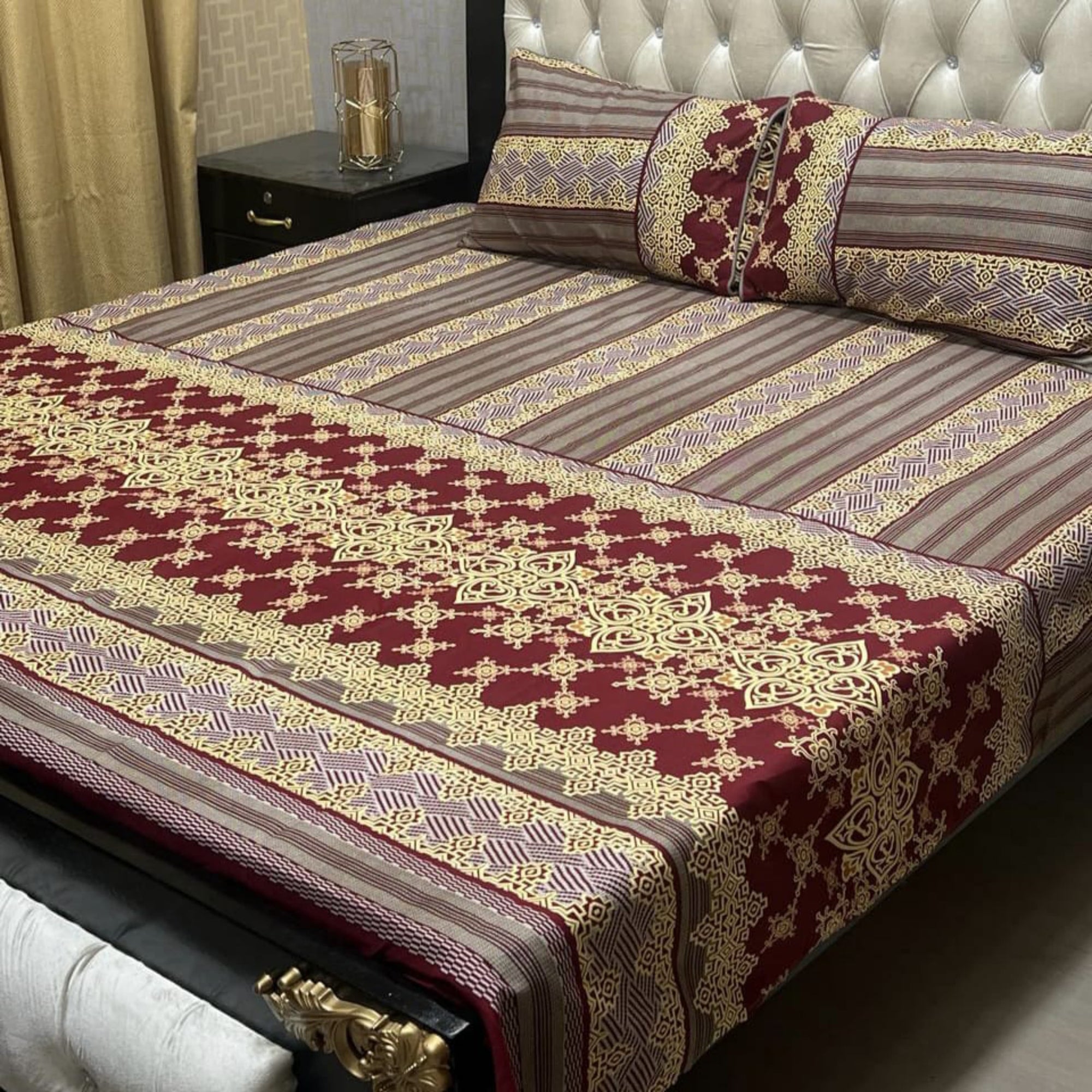 3 pcs GIFT pack KING size BED sheet