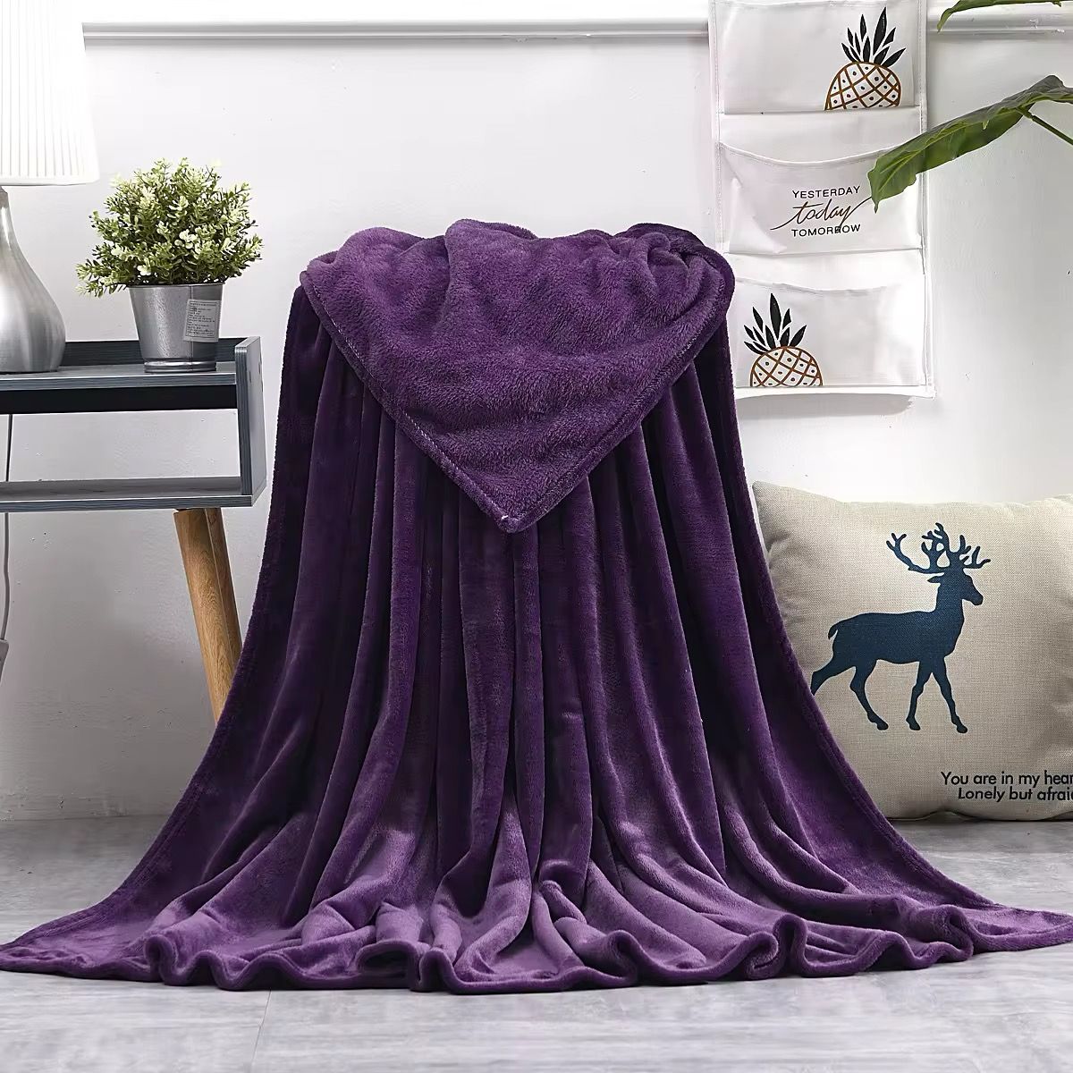 Furr Fleece - Double Bed Thermal AC Blanket