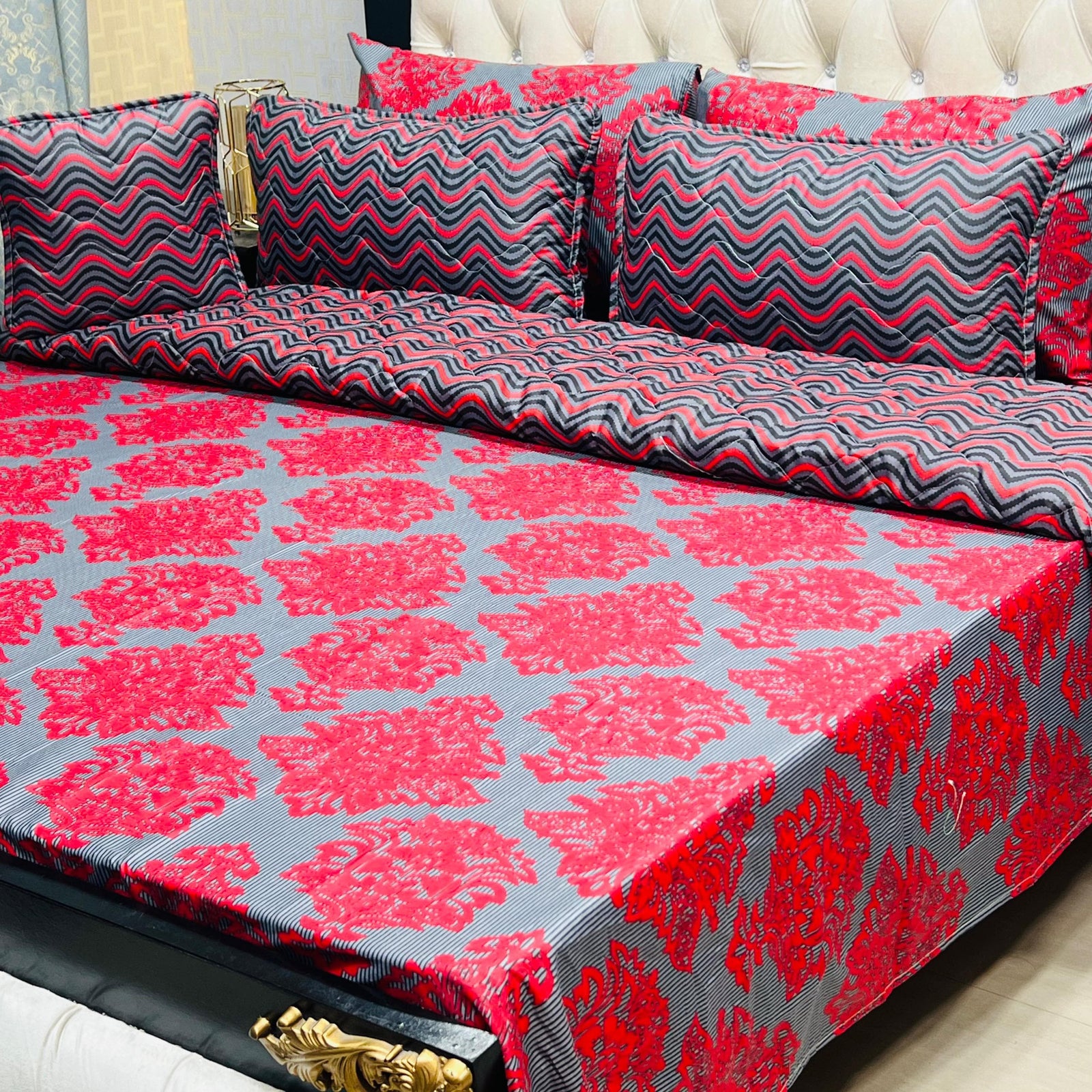 Cotton Comforter Set 7Pcs Design 7101