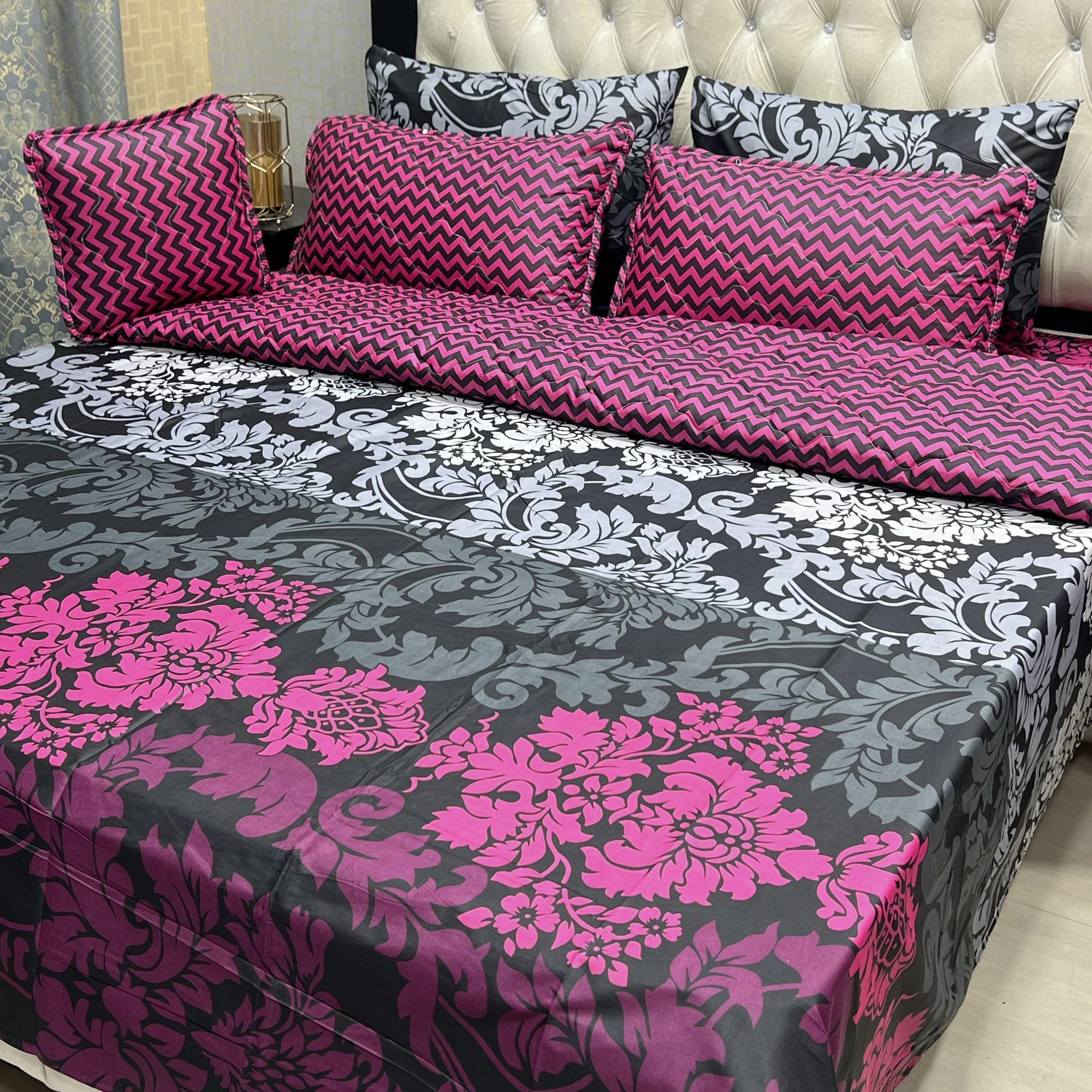 Cotton Comforter Set 7Pcs Design 7102