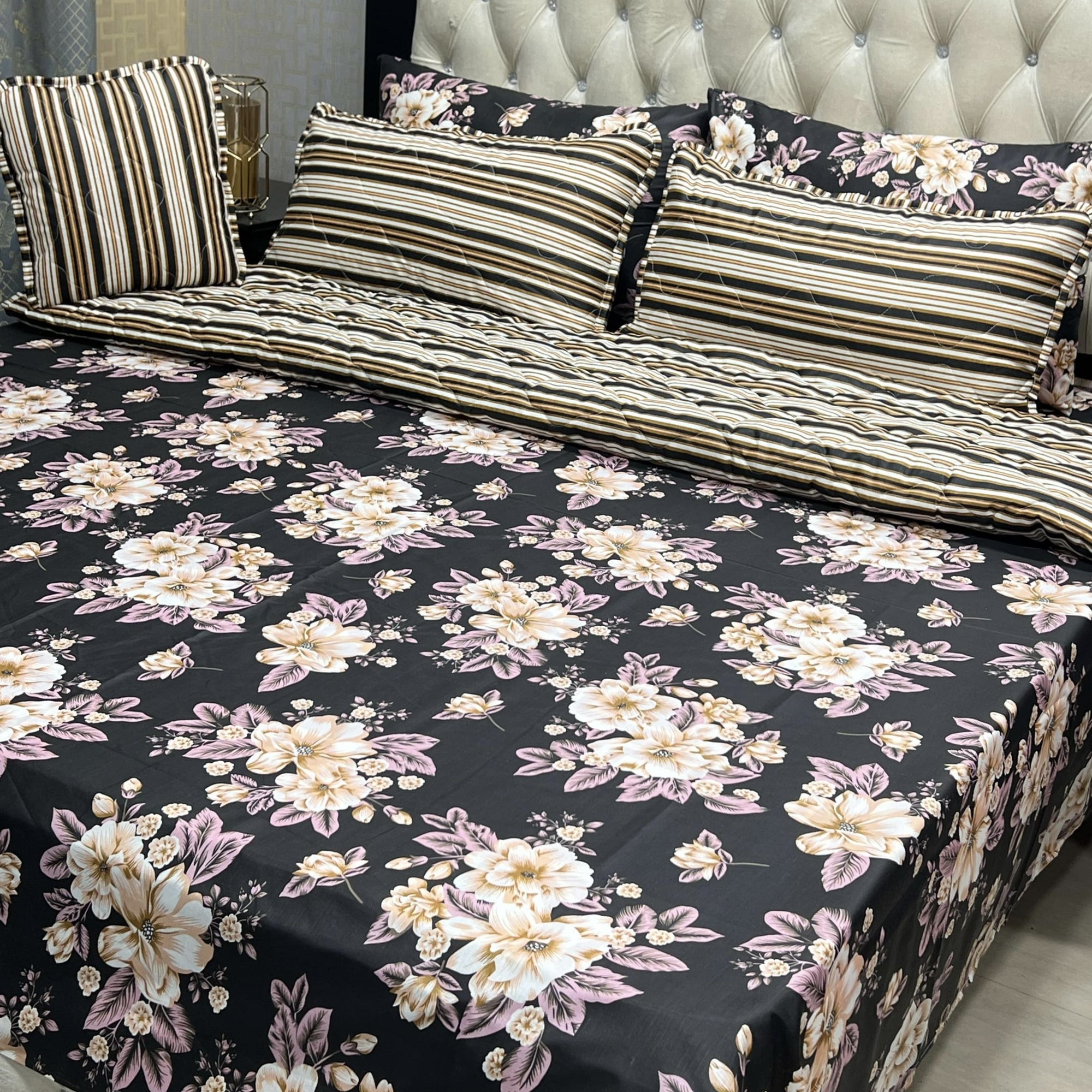 Cotton Comforter Set 7Pcs Design 7103