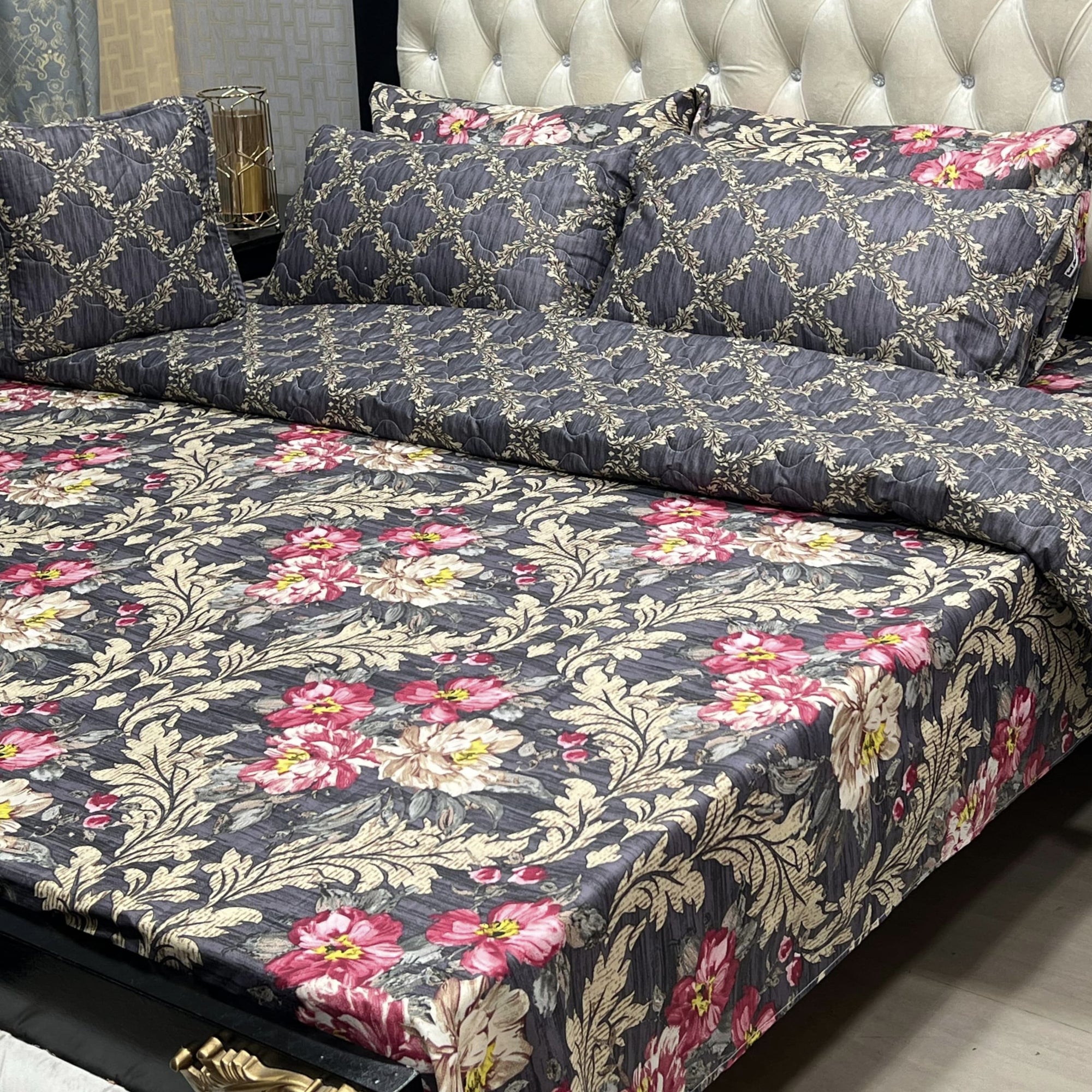 Cotton Comforter Set 7Pcs Design 7108