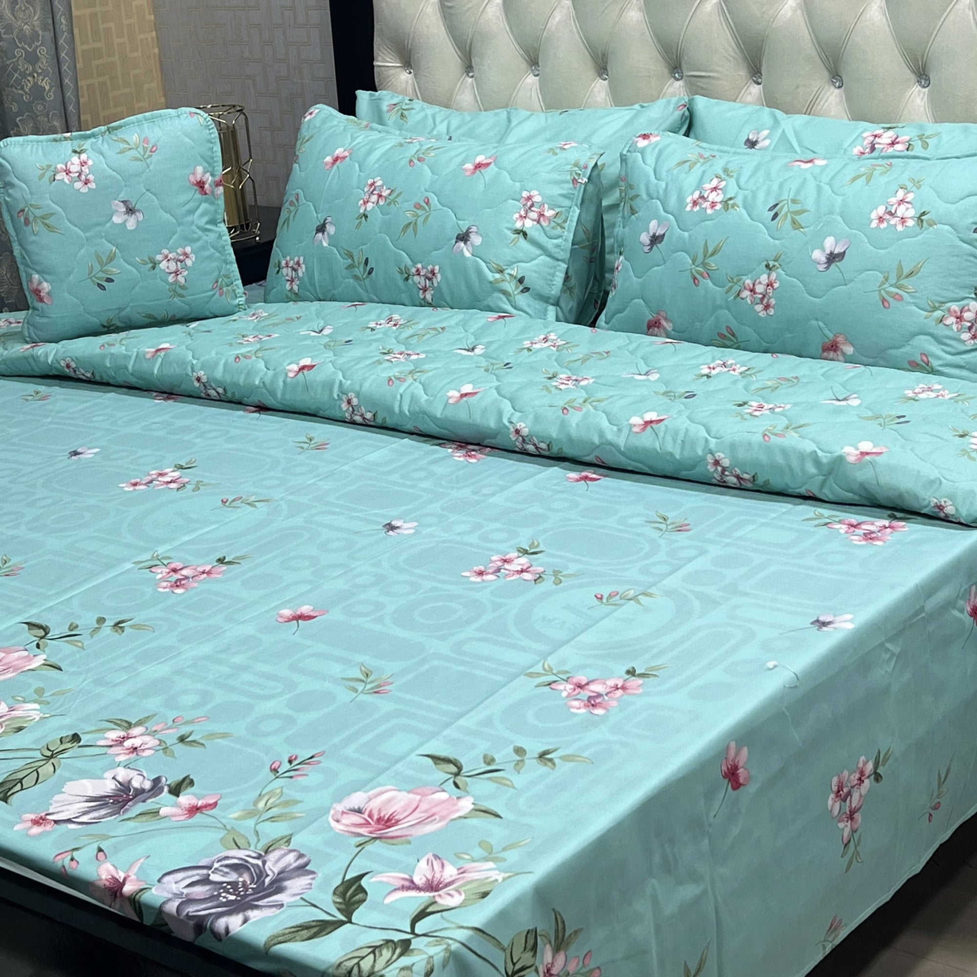 Cotton Comforter Set 7Pcs Design 7110