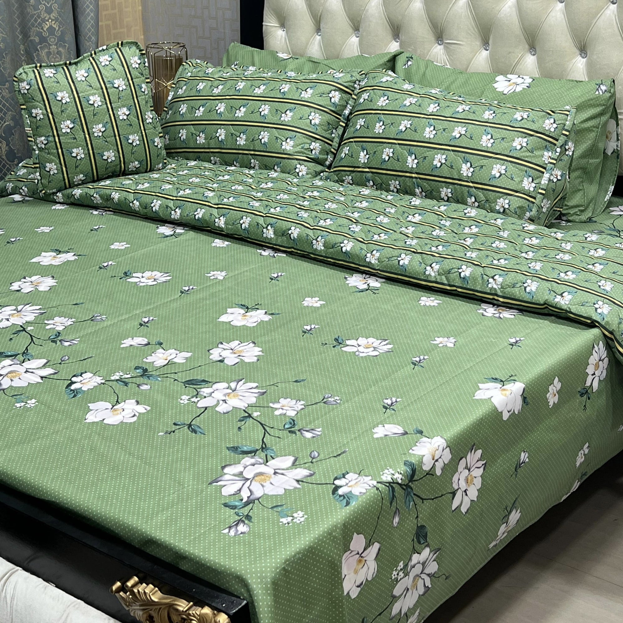 Cotton Comforter Set 7Pcs Design 7112