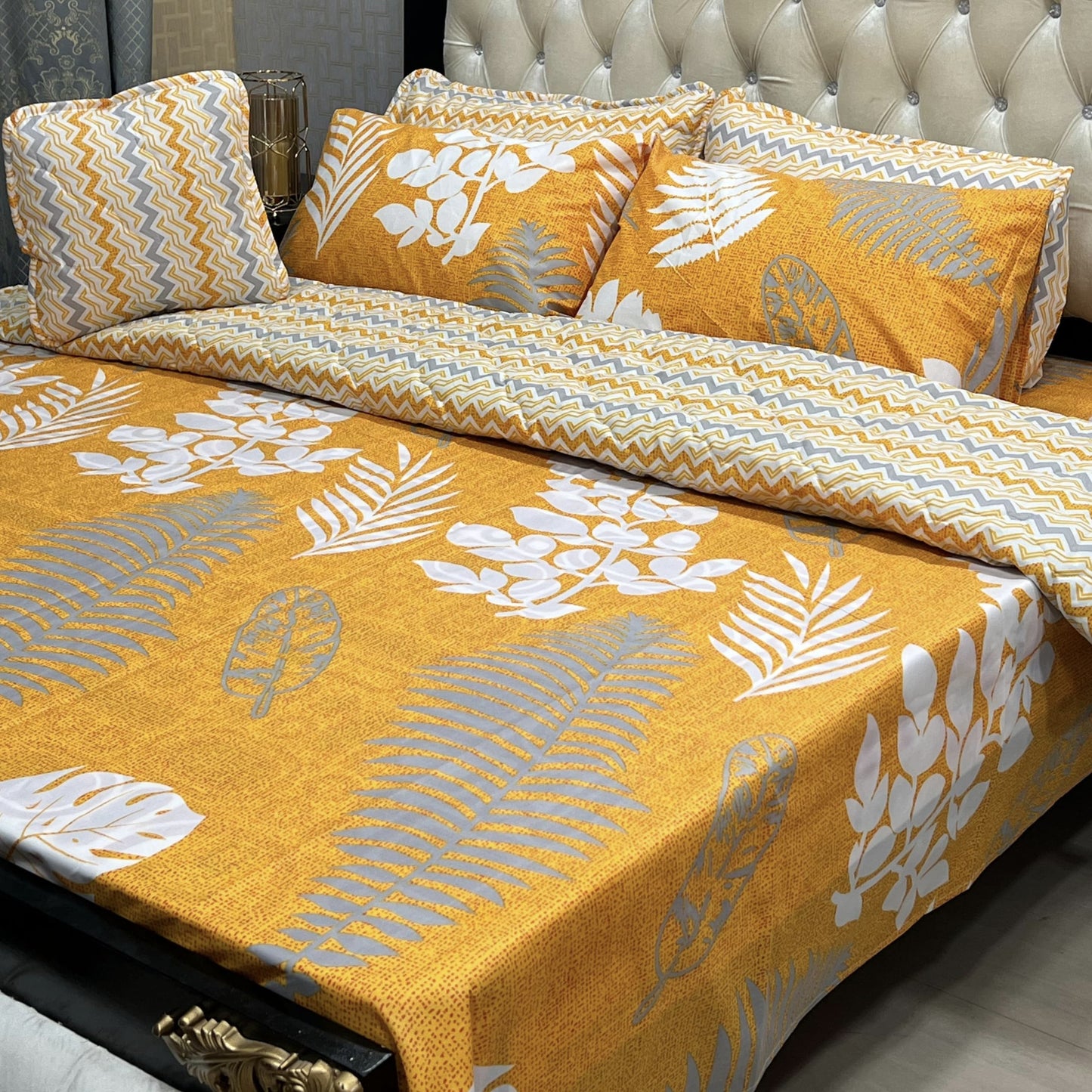 Cotton Comforter Set 7Pcs Design 7115