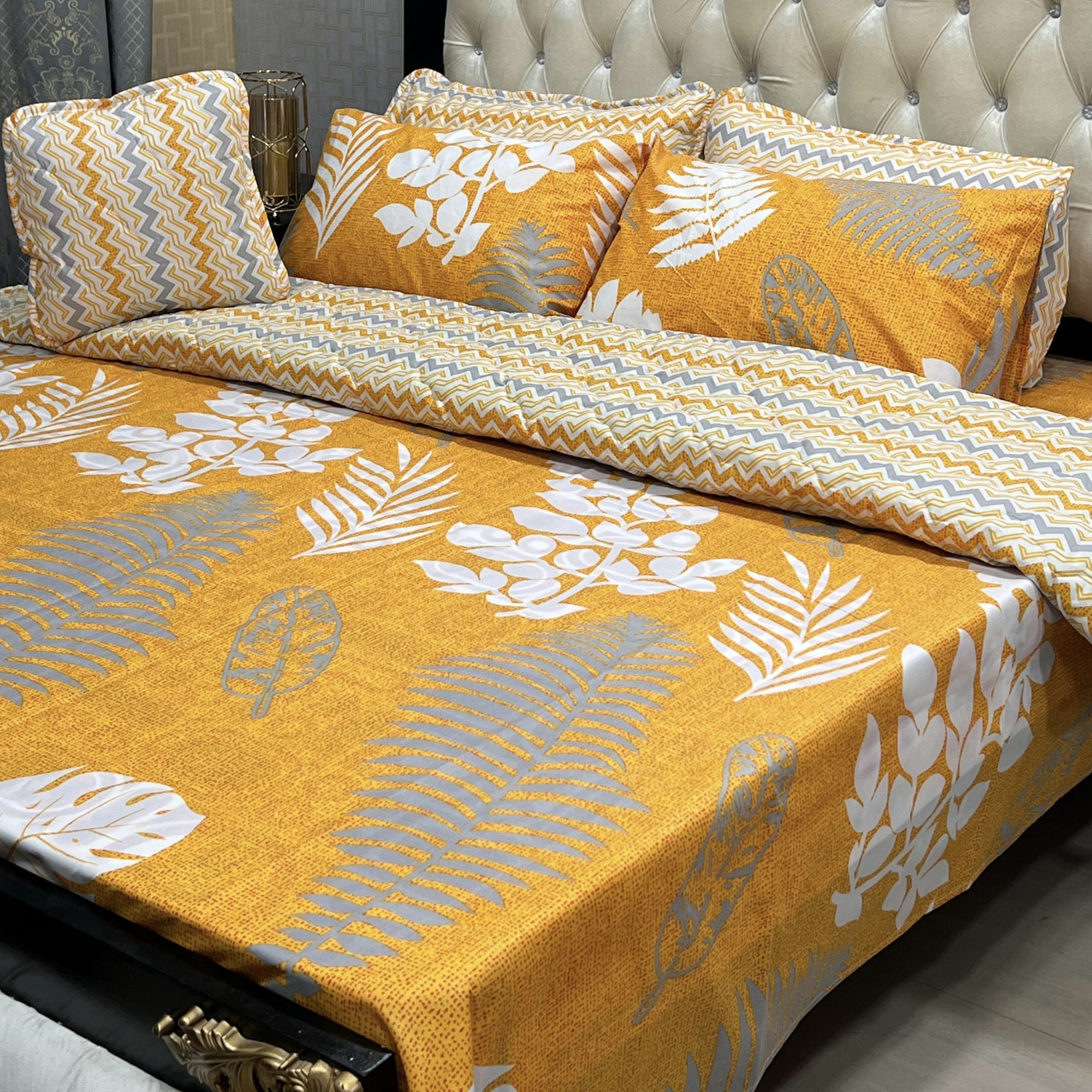 Cotton Comforter Set 7Pcs Design 7115