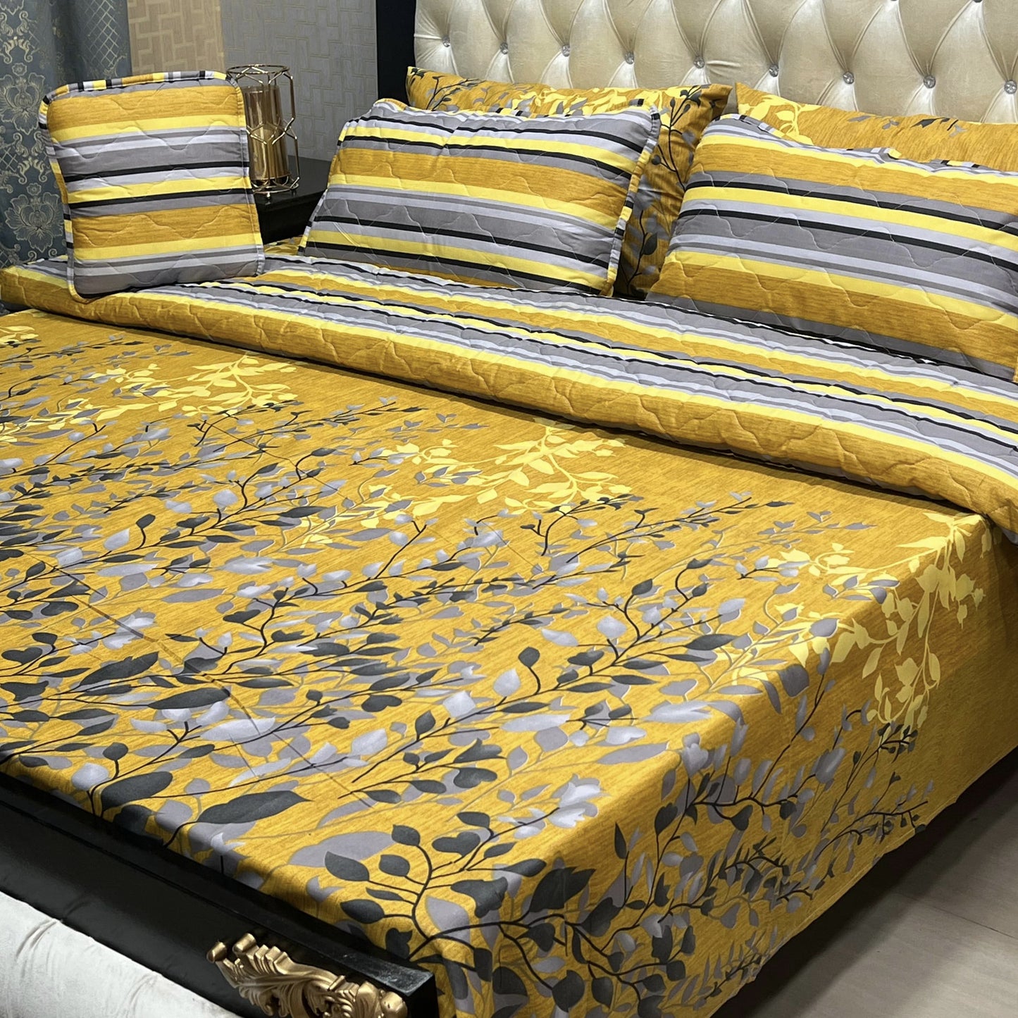 Cotton Comforter Set 7Pcs Design 7121