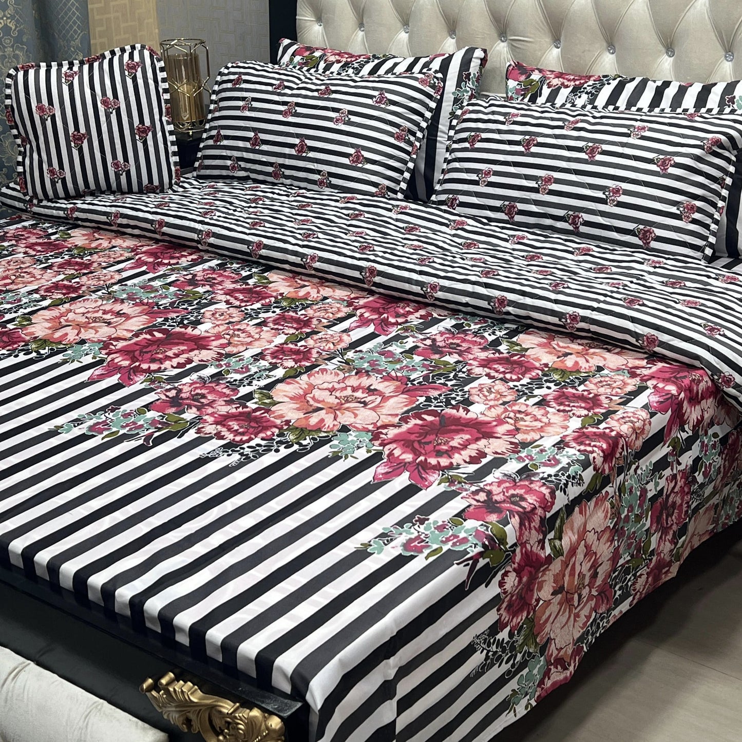 Cotton Comforter Set 7Pcs Design 7127