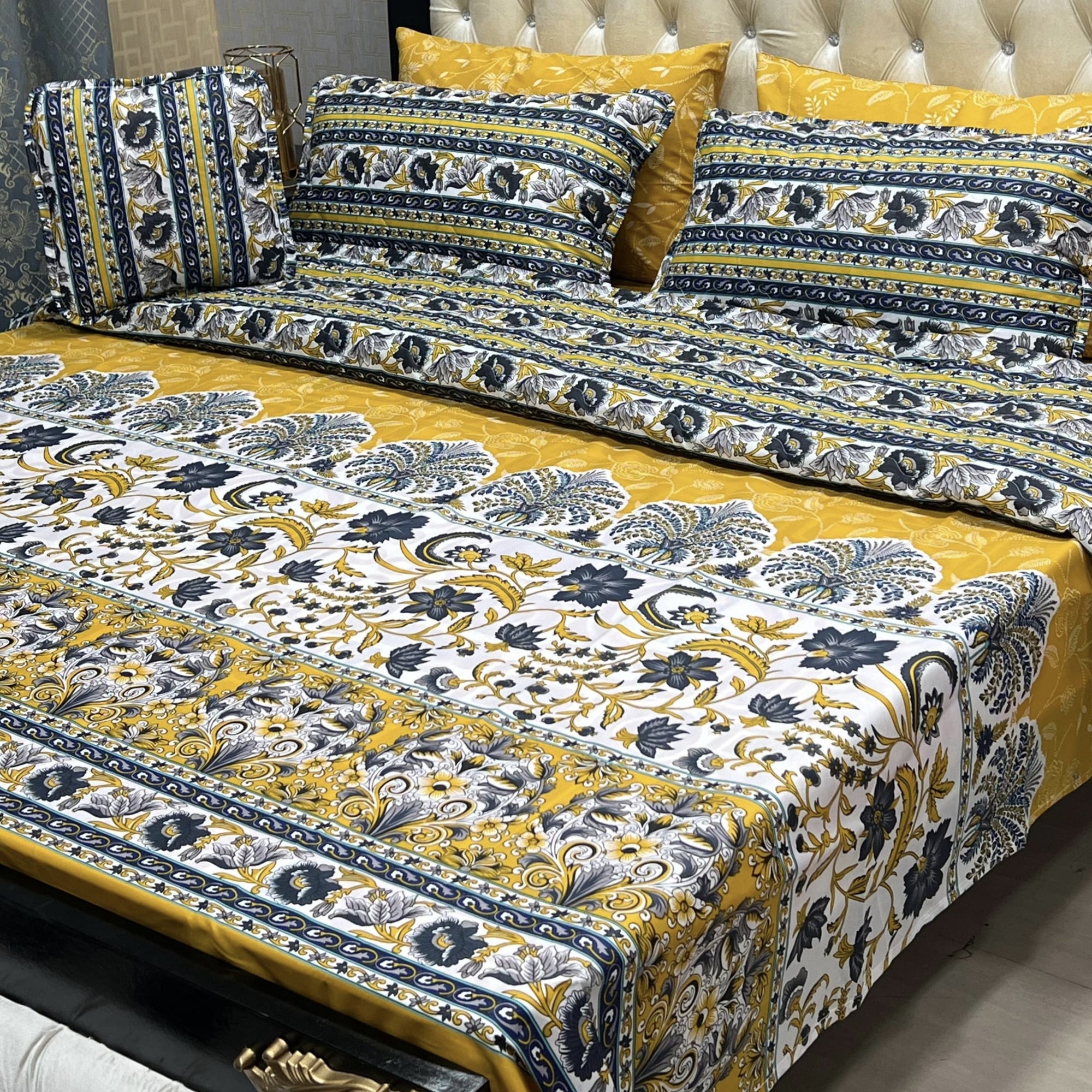 Cotton Comforter Set 7Pcs Design 7126
