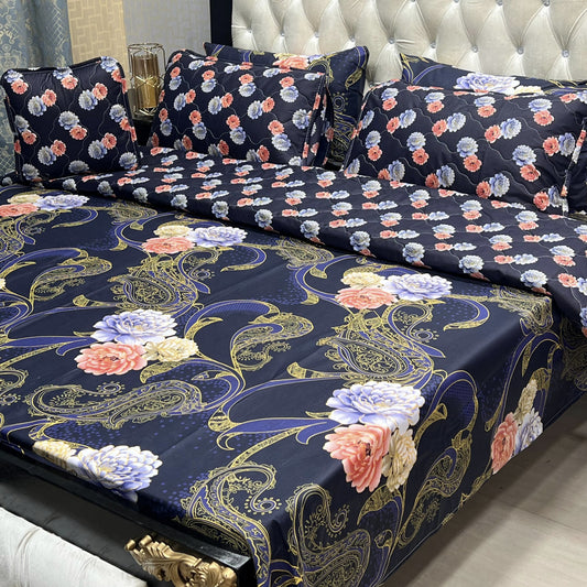 Cotton Comforter Set 7Pcs Design 7128