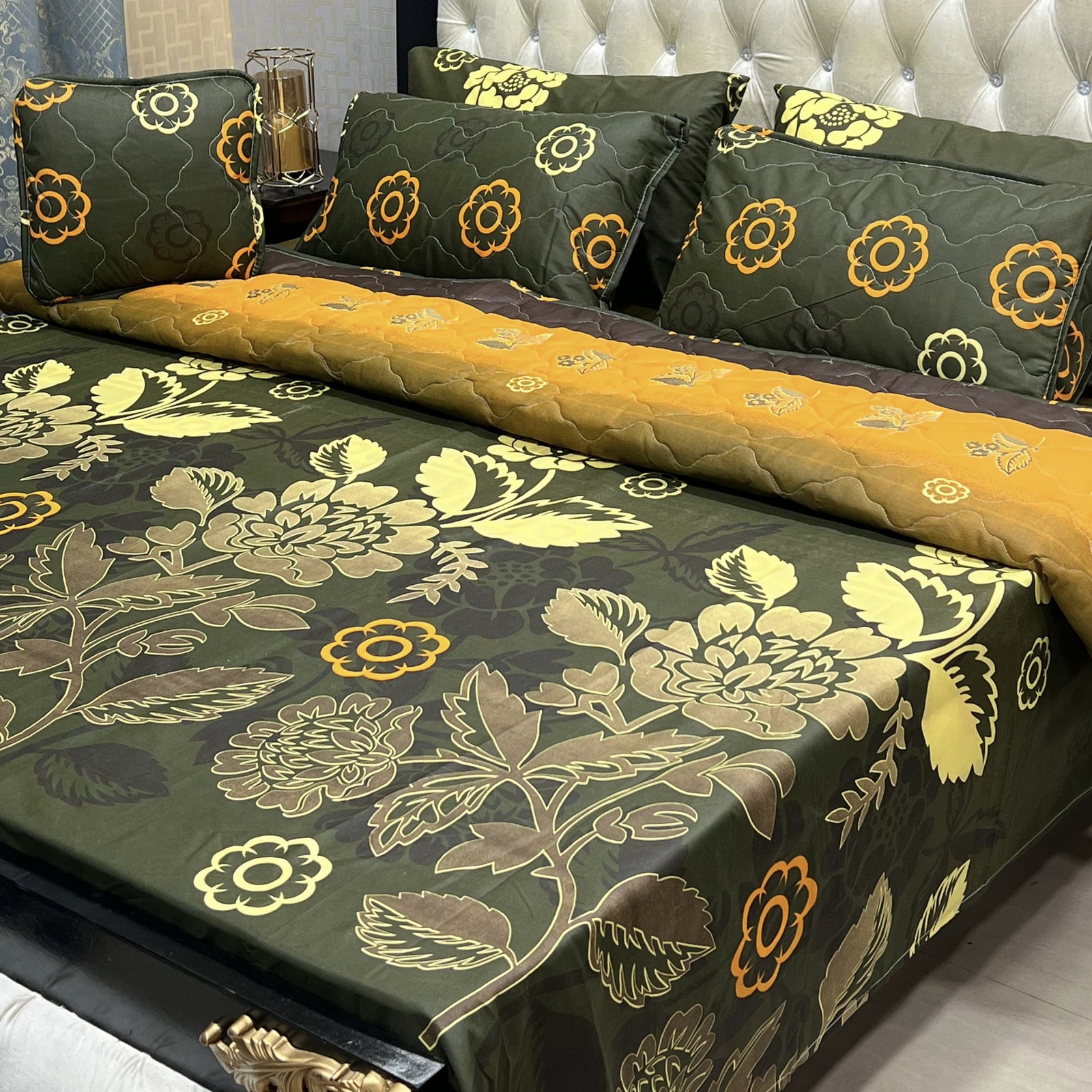 Cotton Comforter Set 7Pcs Design 7129