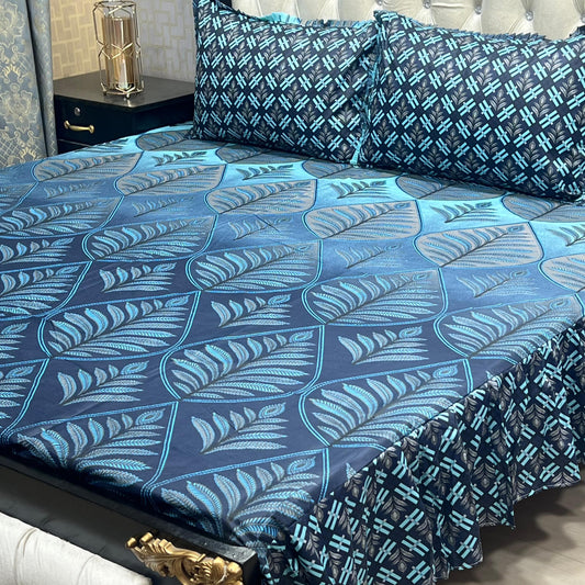3 PCS FRILL BED SHEET