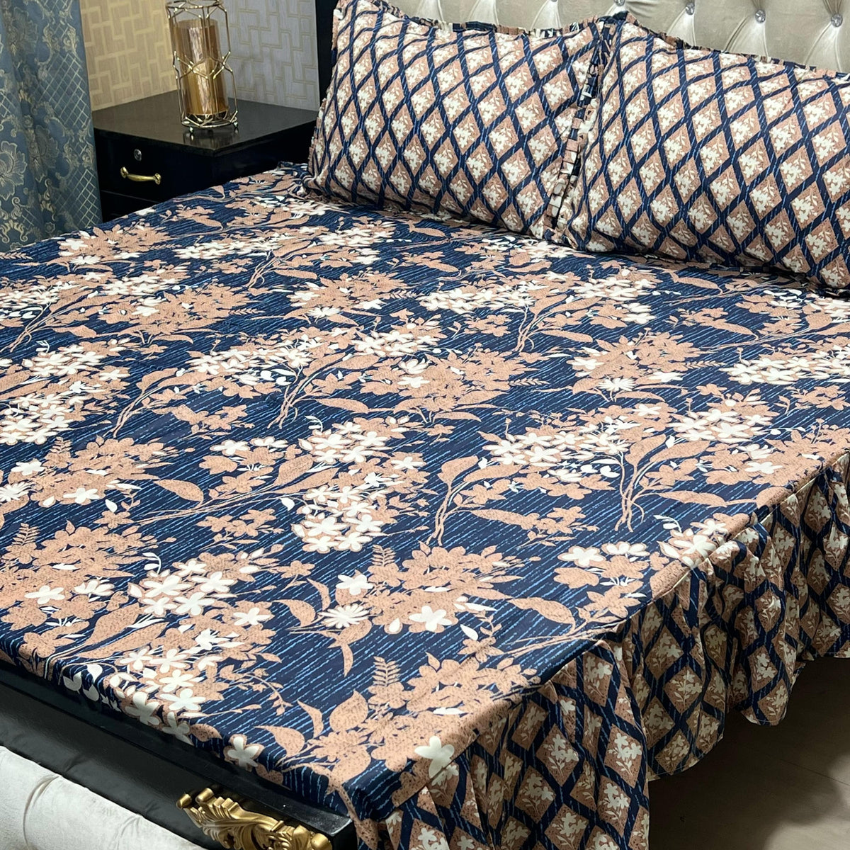 3 PCS FRILL BED SHEET