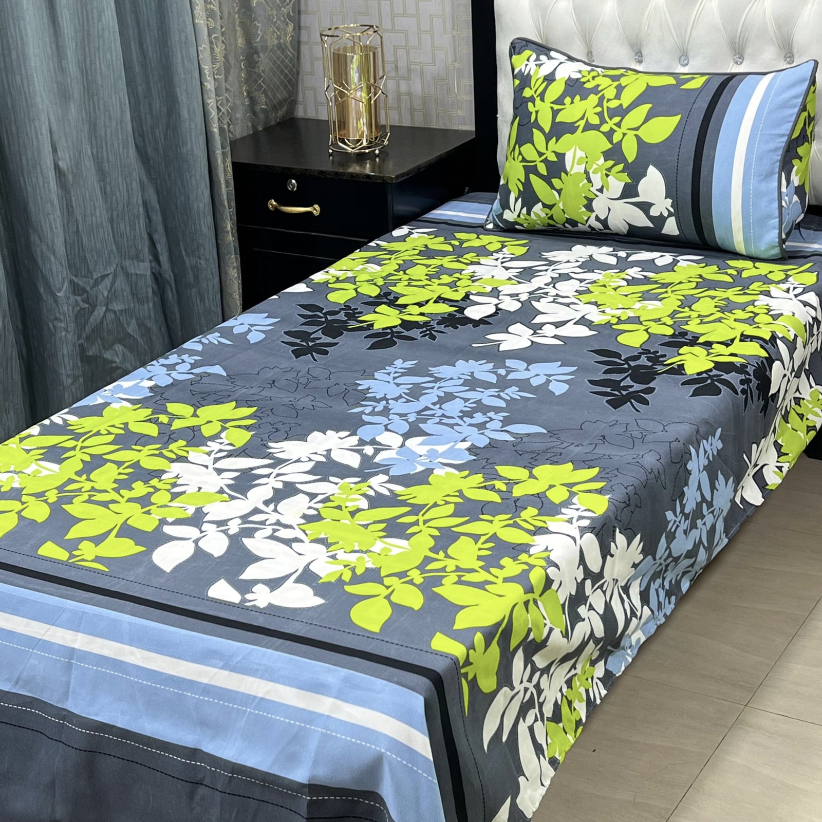 Single Bed Sheet Pair (Set) Pure Cotton 5663