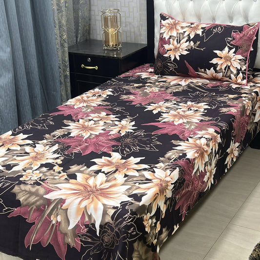 Single Bed Sheet Pair (Set) Pure Cotton 5675