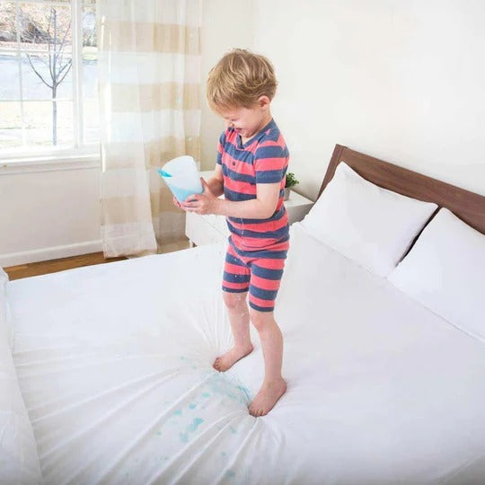 Waterproof Terry Mattress Protector (White)