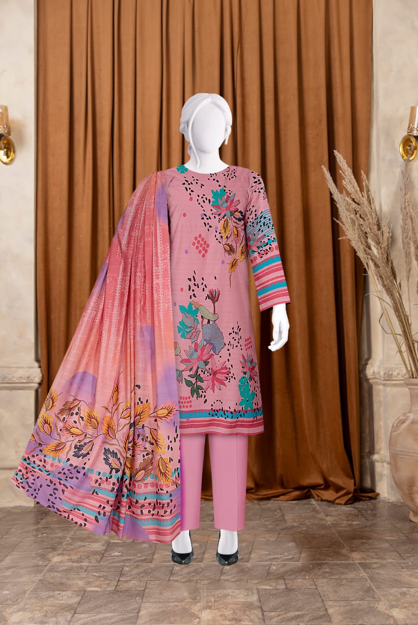 BAROQUE Bana Dora Summer Lawn 3 Pcs 7602