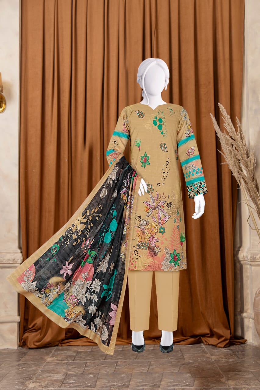 BAROQUE Bana Dora Summer Lawn 3 Pcs 7603